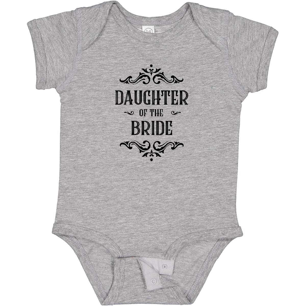 Inktastic Daughter Of The Bride Baby Bodysuit - Cute Infant Onesie for Wedding Party, Bridal Shower & Family Photos