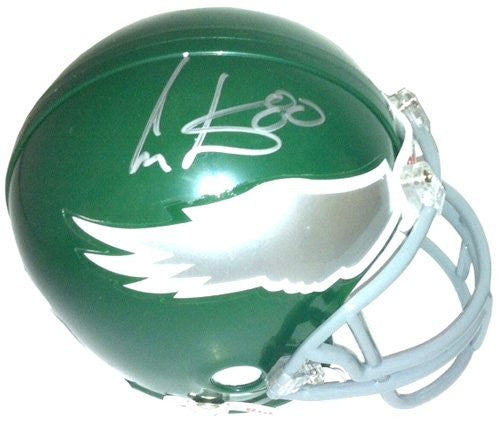 Cris Carter Autographed Philadelphia Eagles Throwback Riddell Mini Helmet - Signed NFL Collectible for Fans, Display & Memorabilia Collection - Perfect for Sports Bars, Man Caves & Gift Giving