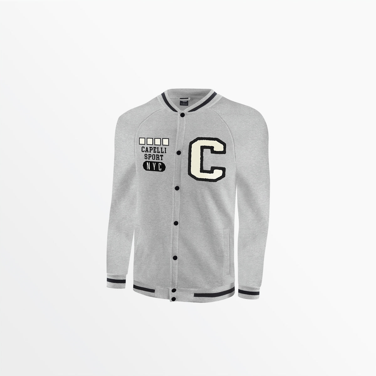 Men's Fleece Collegiate Bomber Jacket - Warm & Stylish Varsity Coat for Casual Wear & Outdoor Activities