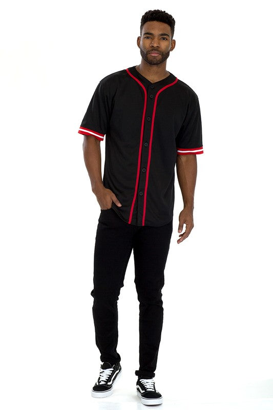 Unisex Active Sports Team Baseball Jersey - Breathable & Comfortable for Men & Women - Perfect for Baseball, Softball, and Team Sports