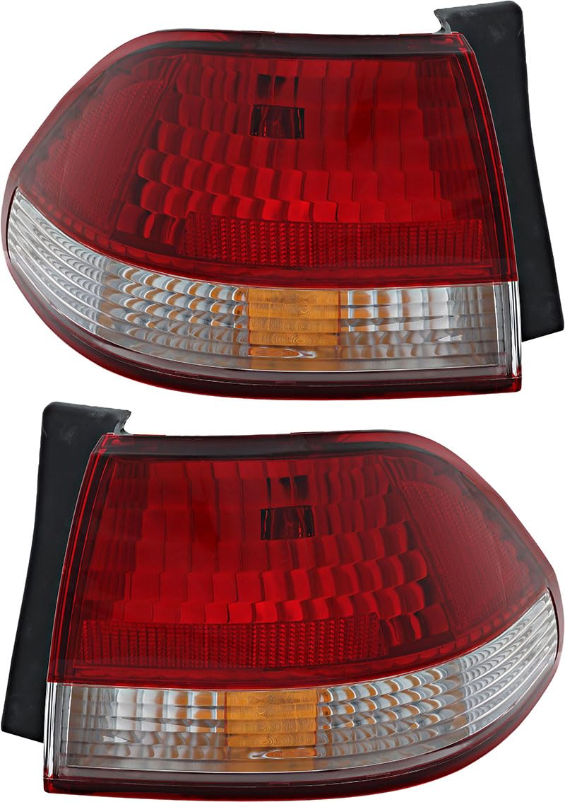 2001-2002 Honda Accord Sedan LED Tail Lights Replacement Pair - Left & Right Side for Enhanced Visibility & Safety | Perfect for Night Driving & Car Customization