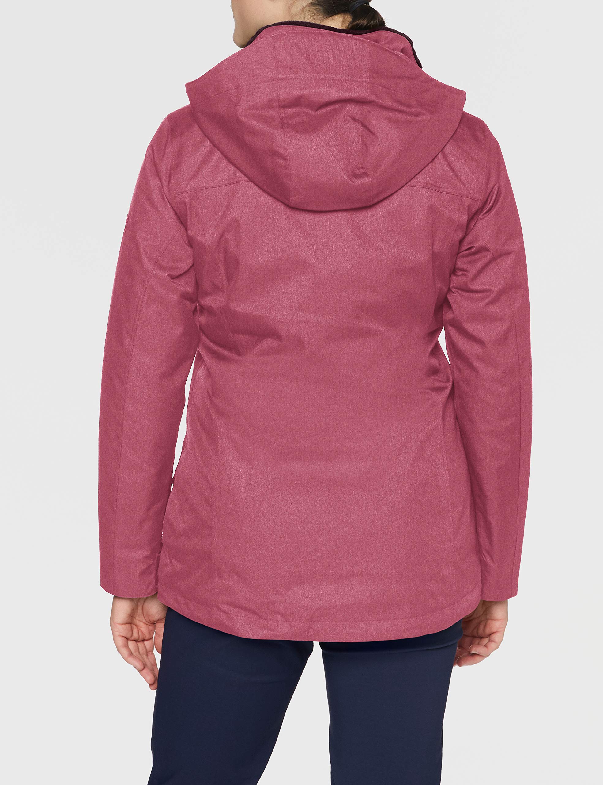 Jack Wolfskin Women's Park Avenue Waterproof Windproof Jacket - Lightweight Winter Coat for Hiking, Travel & Outdoor Activities