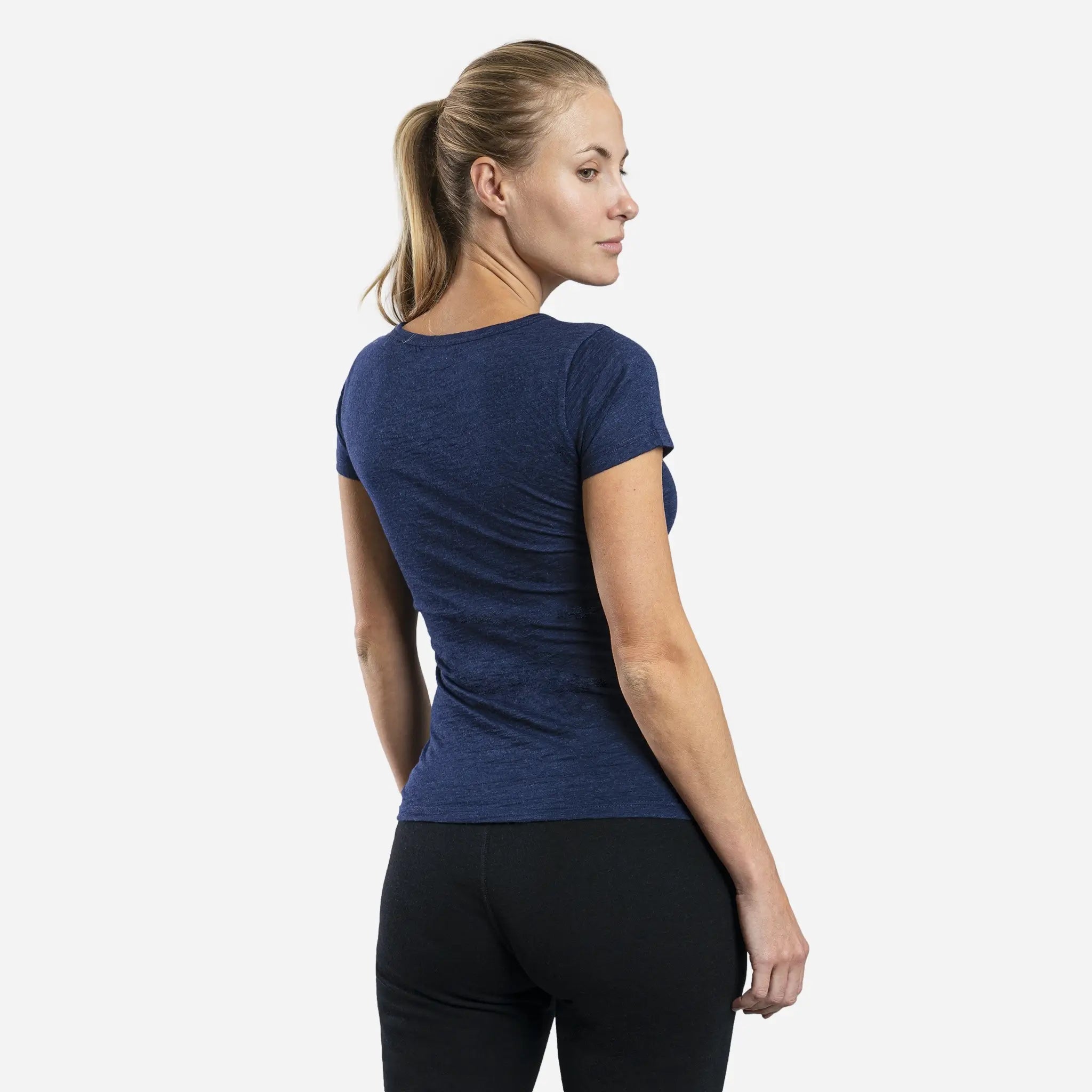 Ultralight Women's Alpaca Wool T-Shirt - 160 GSM Soft Crew Neck Tee for Travel, Hiking & Everyday Comfort