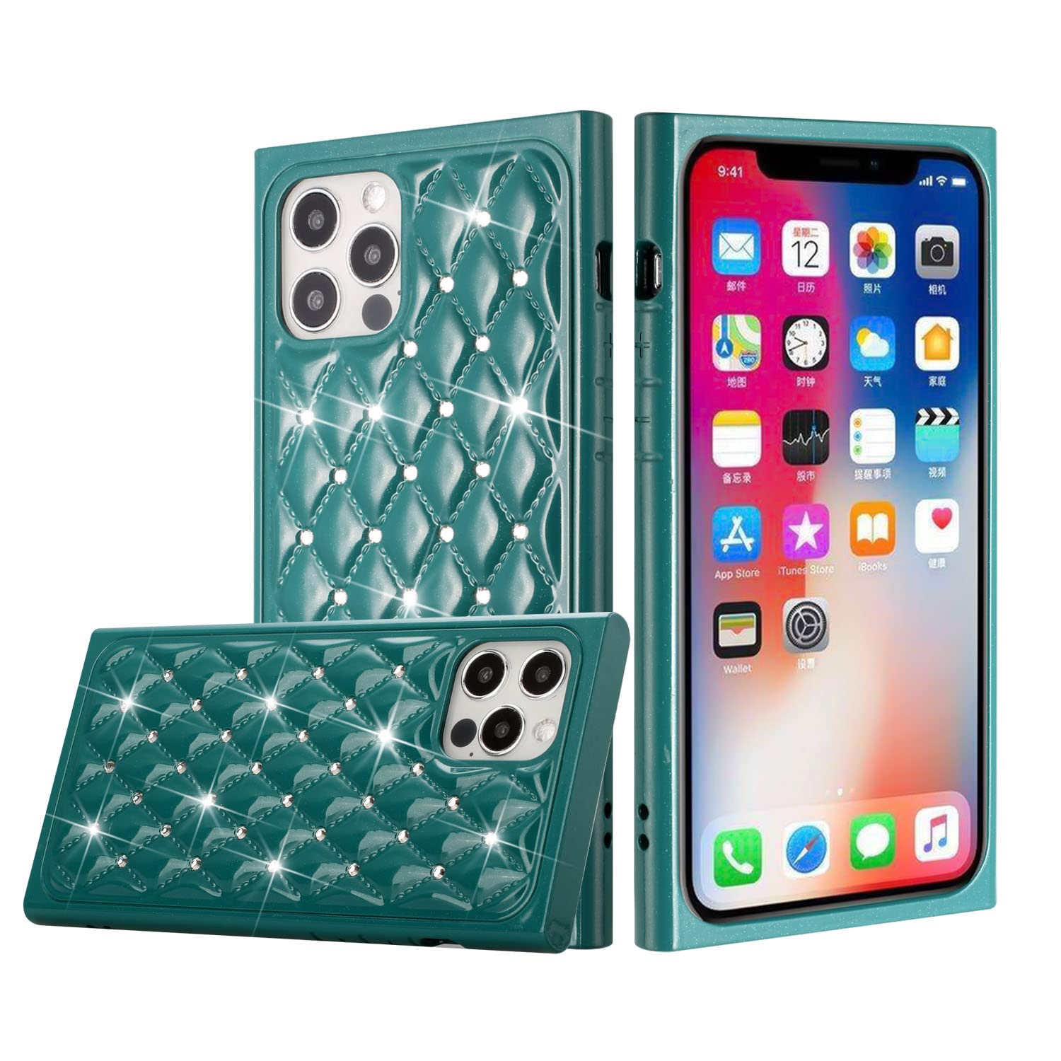 Premium Diamond Hybrid Case for iPhone 12 Pro (6.1