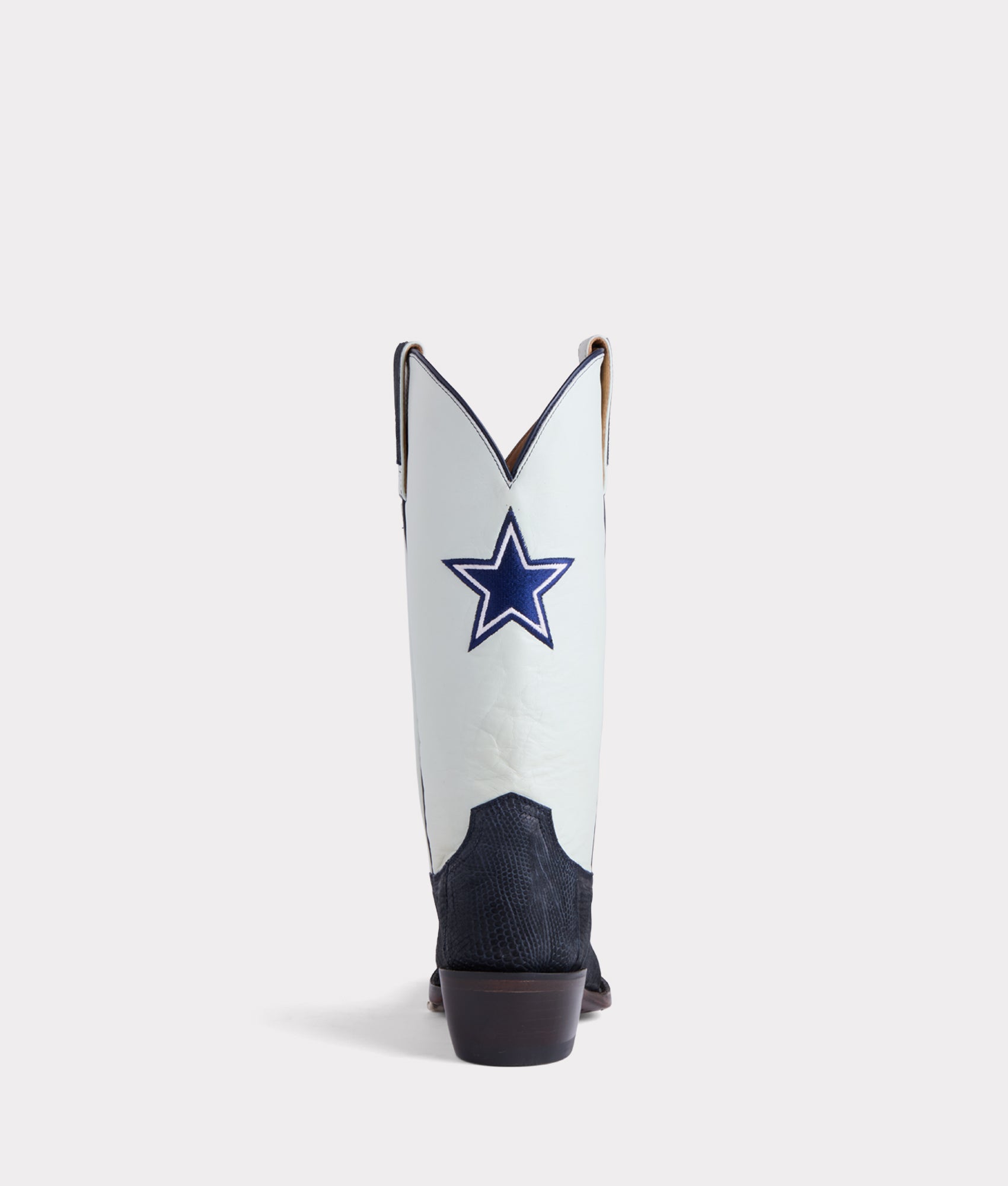 Lucchese x Dallas Cowboys Legacy Women's Cowboy Boots - Navy Blue Leather Western Boots for Women | Perfect for Rodeo, Country Music Festivals & Western Fashion