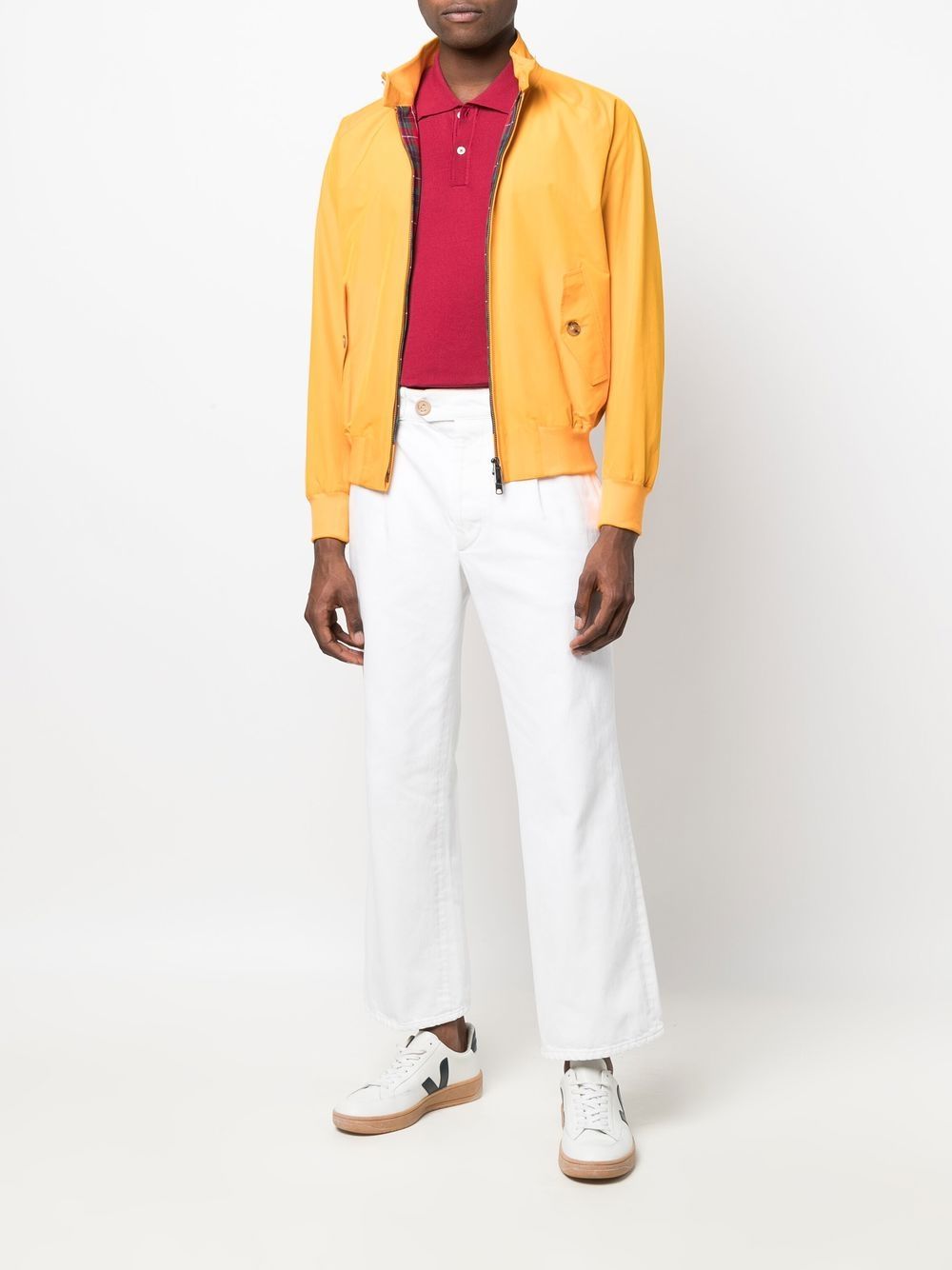 Baracuta Orange Coats for Men & Women | Classic Windbreaker Jacket | Water-Resistant & Stylish Outerwear for Fall & Winter | Perfect for Outdoor Activities & Urban Fashion