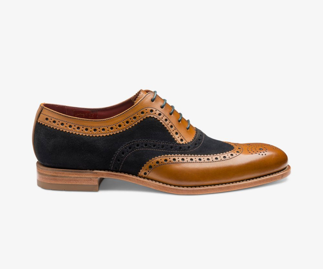 Loake Leather Day Brogue Shoes - Kerridge/Thompson Style | Classic Men's Dress Shoes for Office, Wedding & Formal Events