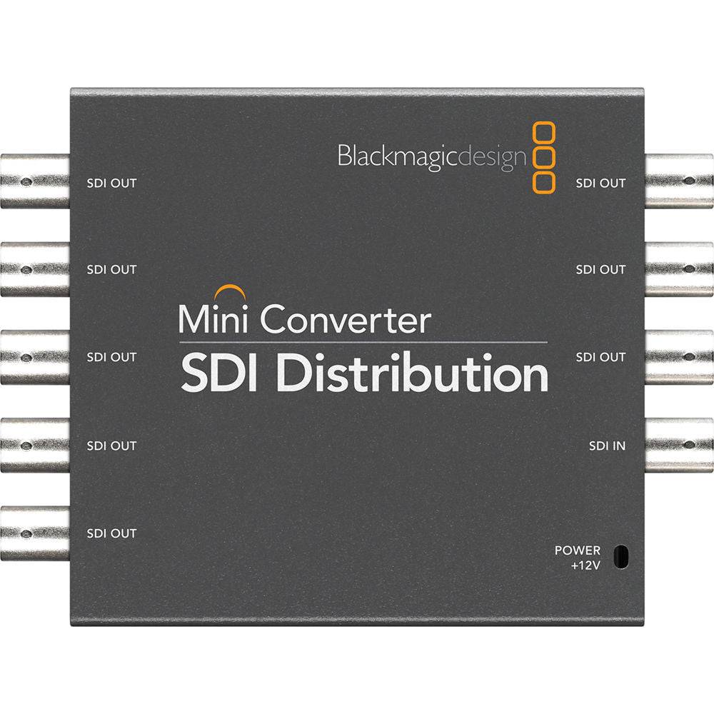 Blackmagic Design Mini Converter SDI Distribution - 4K HDMI to SDI Video Converter with Loop Out for Live Streaming, Broadcast & Studio Production