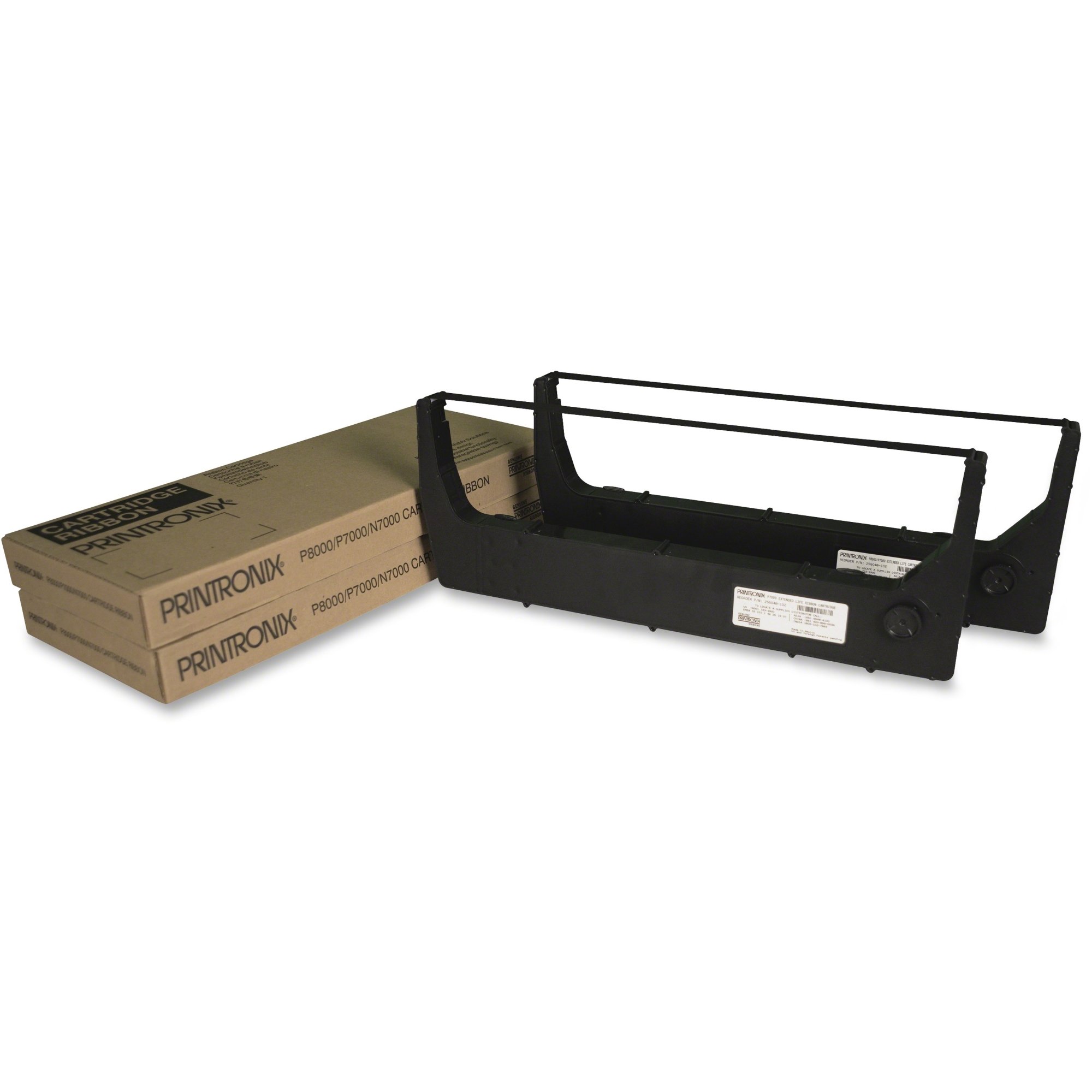 PRINTRONIX 255048-402 Extended Life Cartridge Ribbon 4-Pack - Compatible with T5000 Series Printers - High Yield 1000-Page Capacity - Ideal for Office, Warehouse & Retail Label Printing