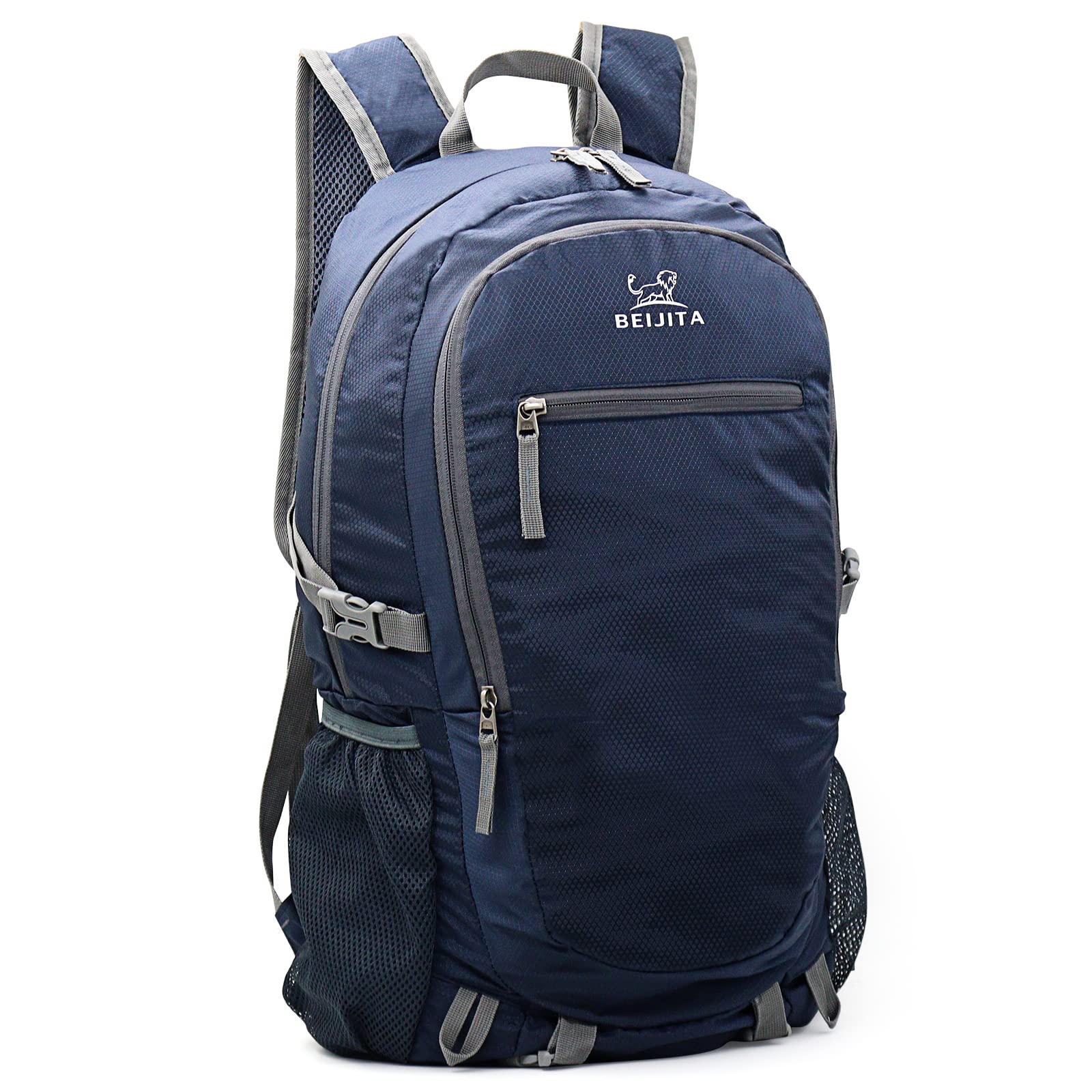 40L Lightweight Hiking Backpack - Durable Waterproof Foldable Daypack for Men & Women | Perfect for Camping, Travel & Outdoor Adventures (Blue)