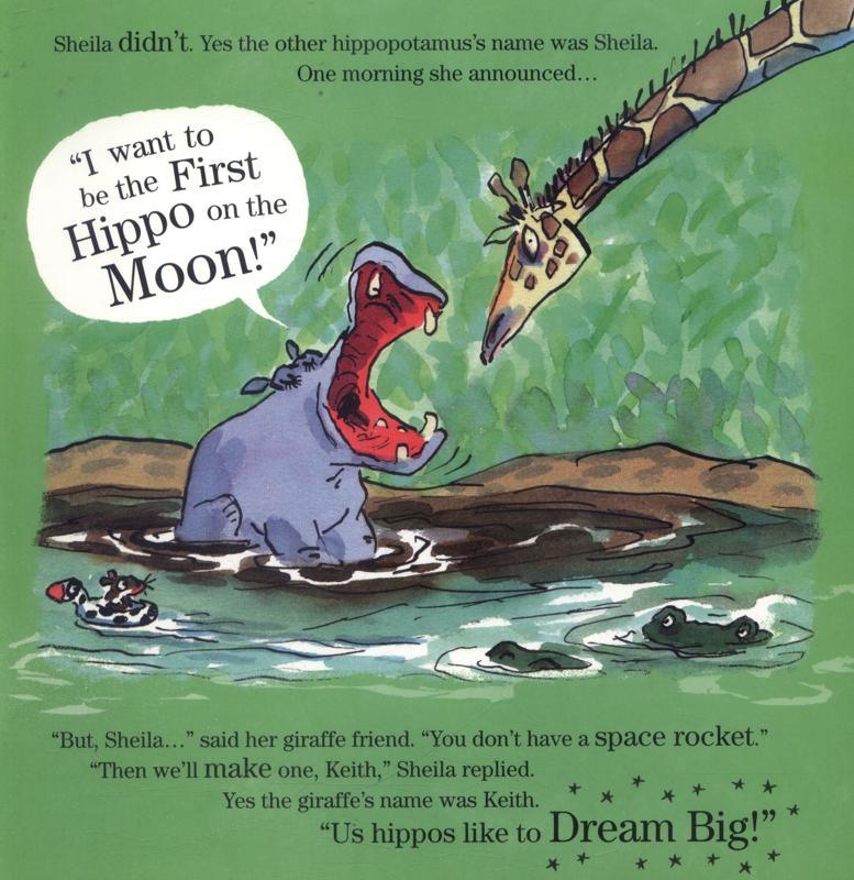 David Walliams The First Hippo on the Moon Board Book – Fun Bedtime Story for Kids, Perfect Gift for Children's Birthday & Preschool Reading