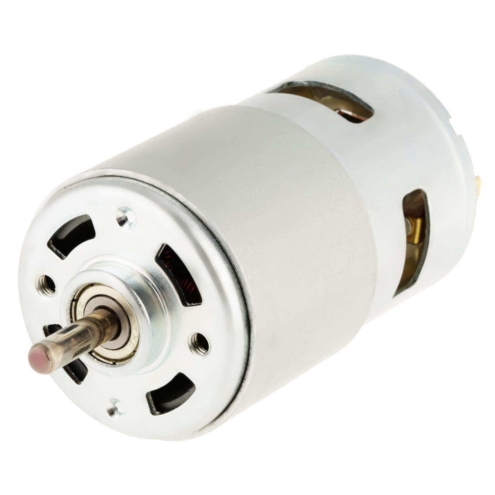 12V 7000RPM High Speed 753/775 Brushed DC Motor - Powerful Miniature Electric Motor for Power Tools, Electric Screwdrivers & DIY Projects | Perfect for Metal Gears, Drills & Home Workshop Applications
