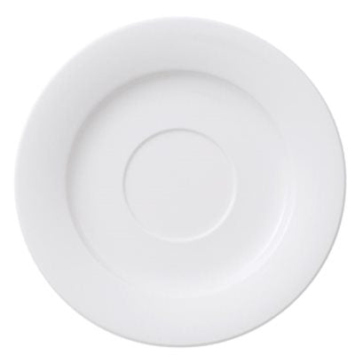 Villeroy & Boch Affinity 7-Piece White Saucer Set - 6 Sets per Case - Perfect for Tea, Coffee & Dessert Service in Restaurants, Cafes & Home Dining