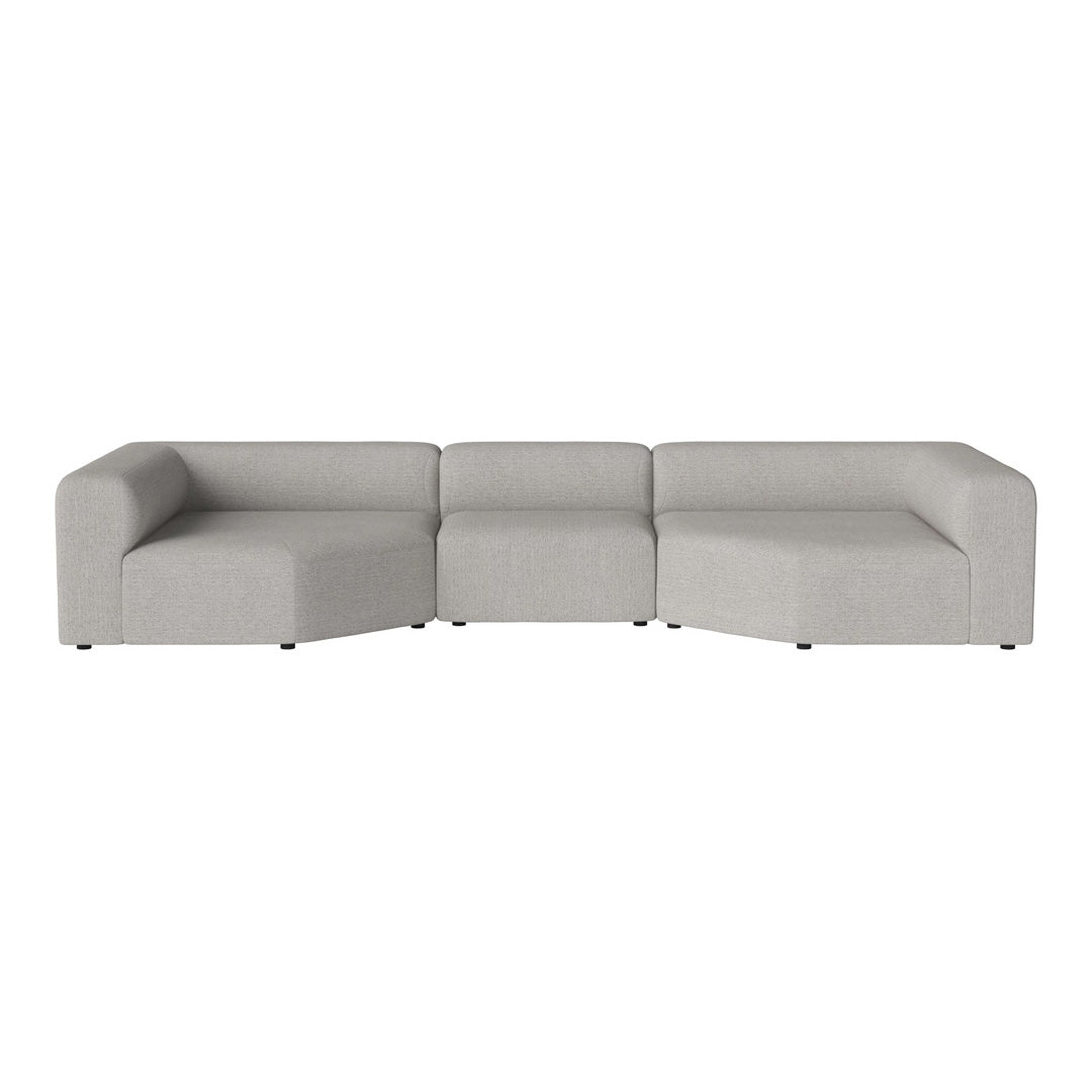 Modern 3-Seater Corner Sofa with Large Chaise Lounge - Perfect for Living Room, Lounge, and Family Room Comfort