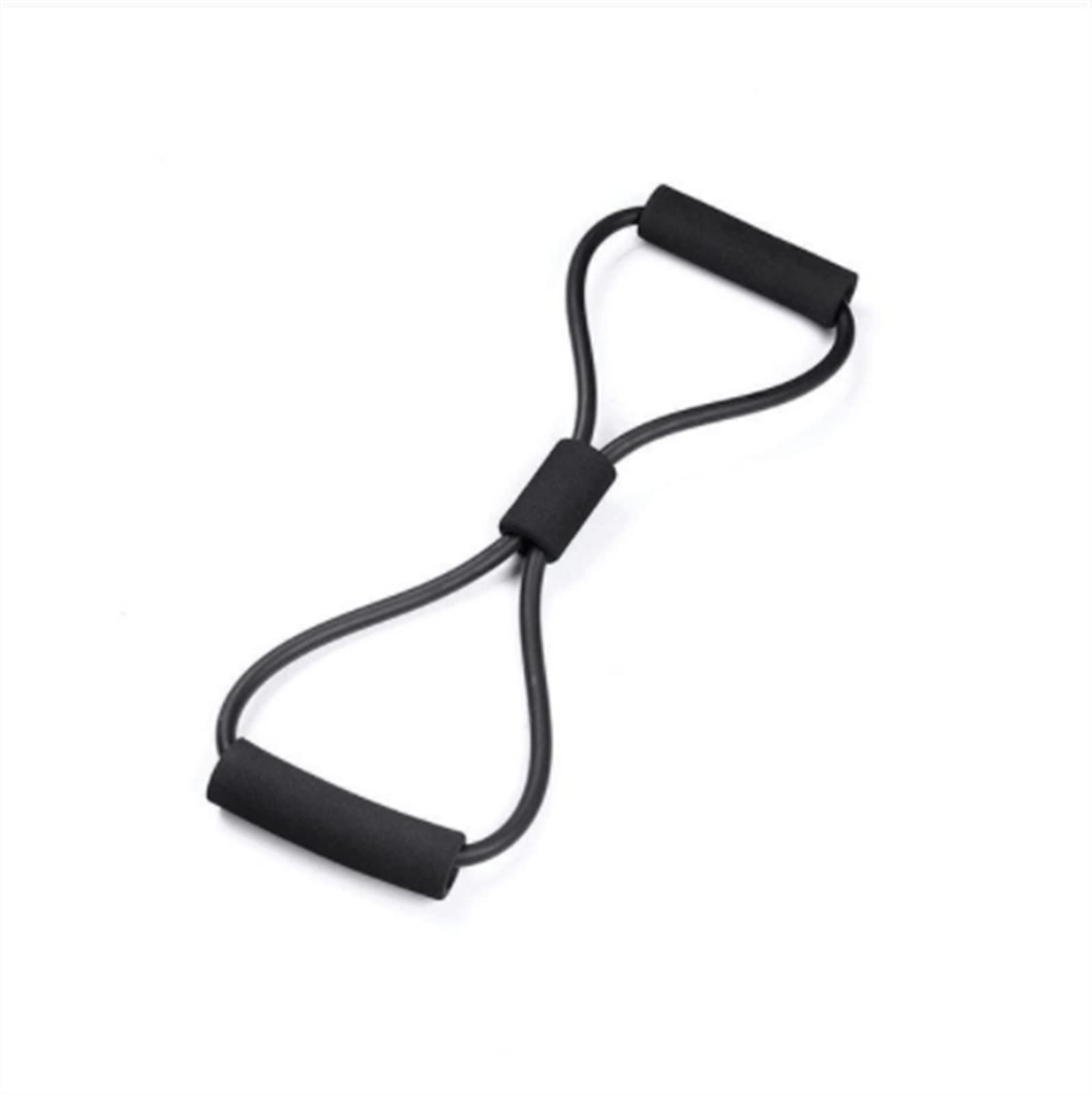 ONGHAHYIS 8-Word Chest Expander - Heavy Duty Resistance Bands for Yoga, Fitness, Workout & Muscle Training - Elastic Exercise Bands for Home Gym, Strength Training & Sports (Black) - Perfect for Home Workouts, Gym Training & Physical Therapy