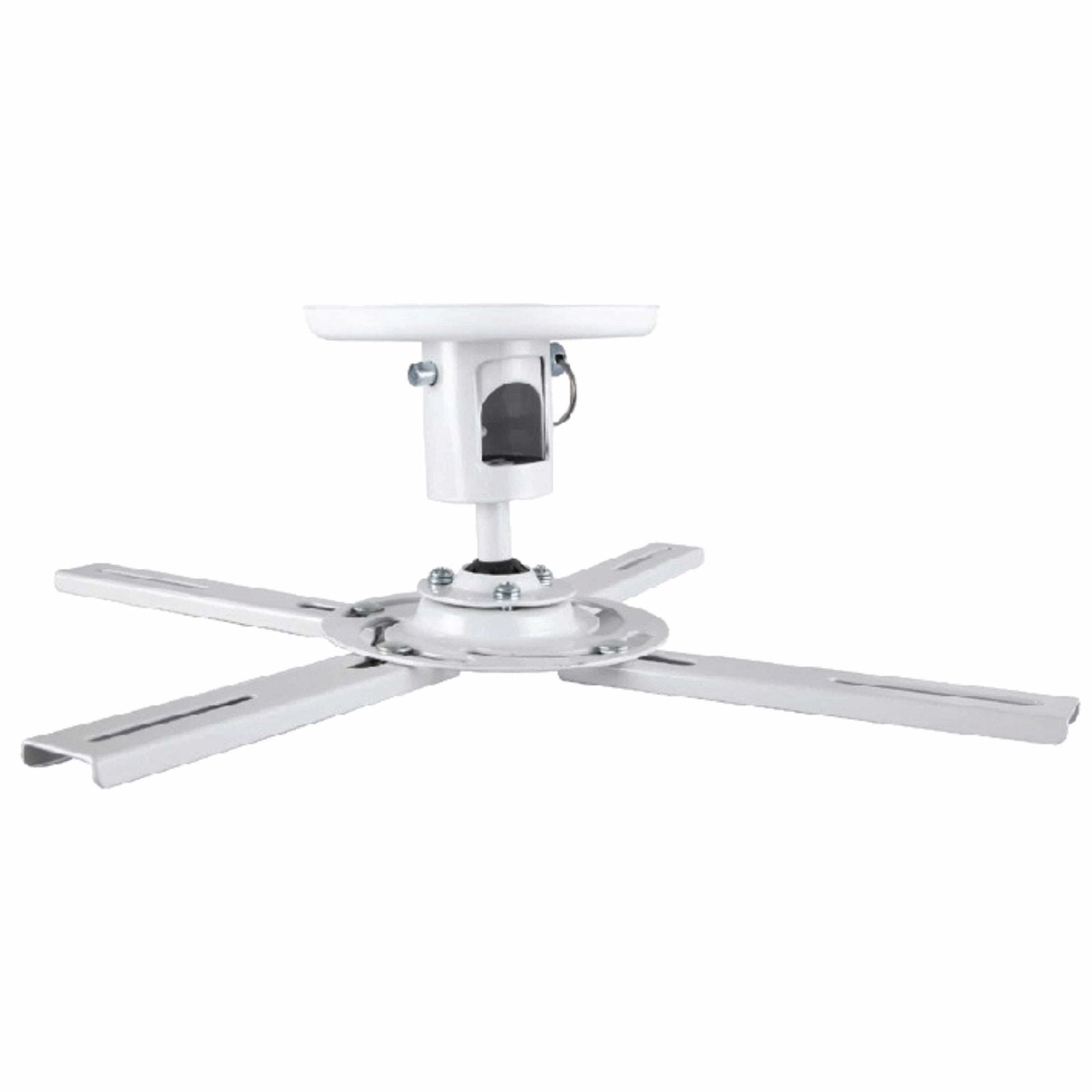 Tauris™ Universal Projector Ceiling Mount Bracket - Adjustable for Home Theater, Office & Classroom Projectors - Heavy Duty 360° Rotation Mounting Kit