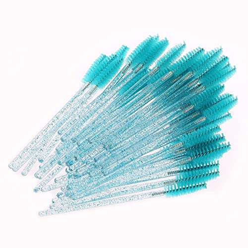 50-Piece Disposable Makeup Brush Kit - Eyelash & Cosmetic Brushes with Nylon Bristles & Plastic Handle - Professional Makeup Tools for Lashes, Eyeshadow, Foundation & Blending (Perfect for Salons, Travel & Daily Makeup Routine)