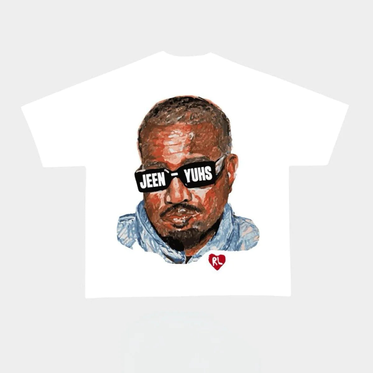 Jeen-Yuhs T-Shirt with Red Letters - Hip Hop Streetwear Tee for Music Fans & Urban Fashion Lovers | Perfect for Concerts, Street Style & Casual Wear