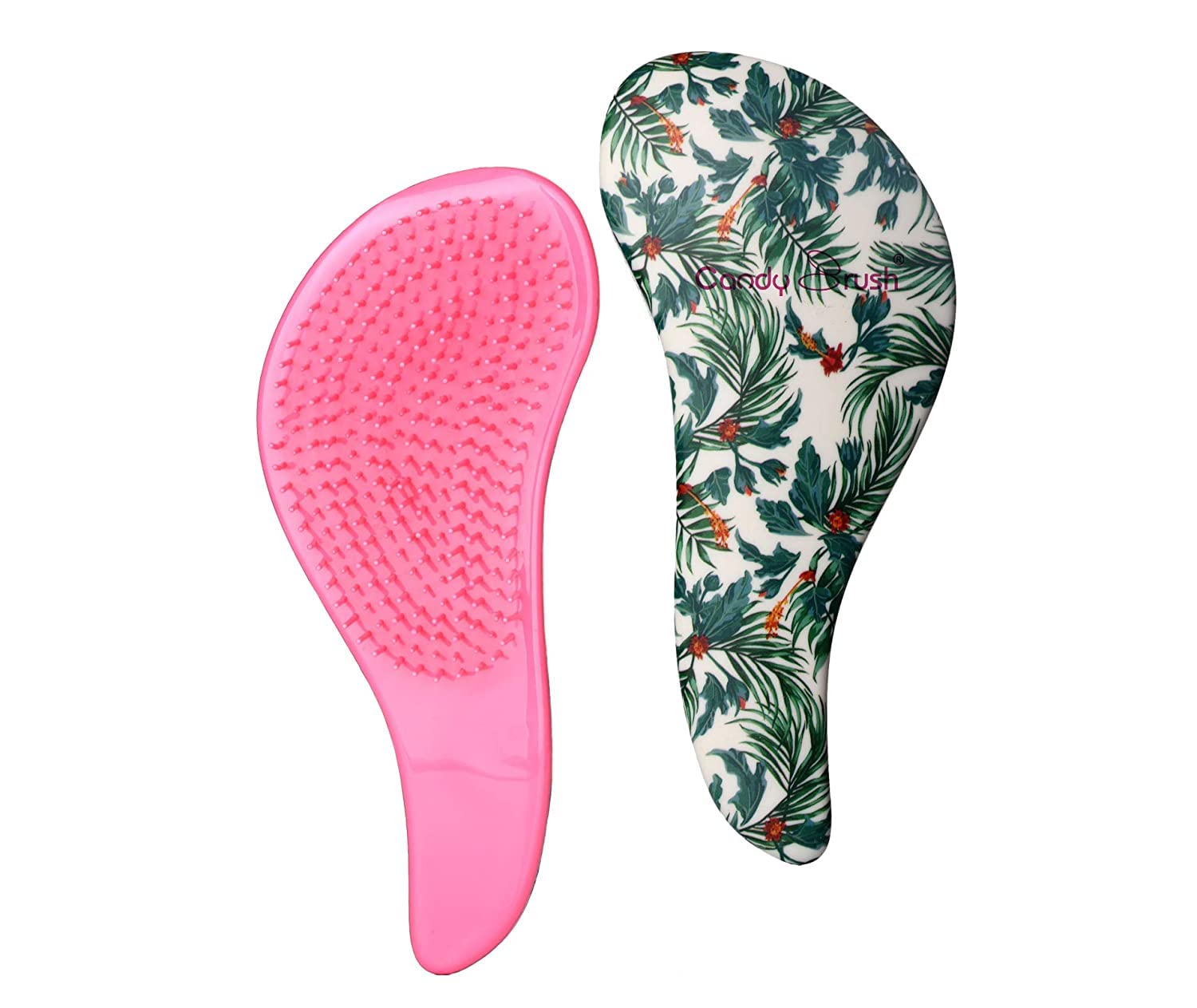 COSLUXE Detangling Hairbrush for Women, Men & Kids - Gentle Wet & Dry Hair Brush for Natural, Curly, Straight Hair - No Pull No Breakage Hair Detangler - Perfect for Shower, Travel & Daily Styling (1 Pack)