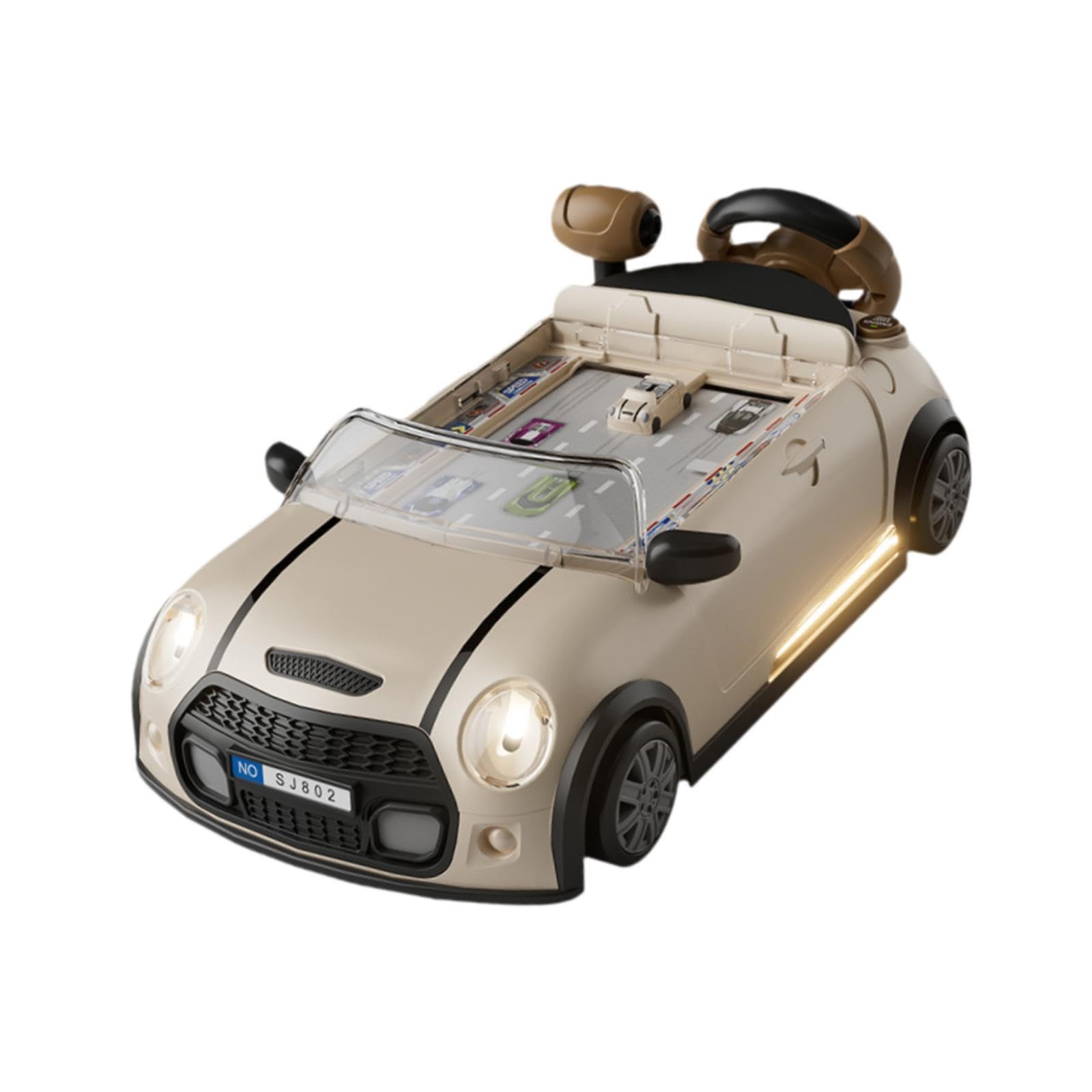 Luwecf Kids Steering Wheel Toy - Interactive Educational Driving Toy with Realistic Sounds for Toddlers & Preschoolers - Perfect for Pretend Play & Early Learning Development