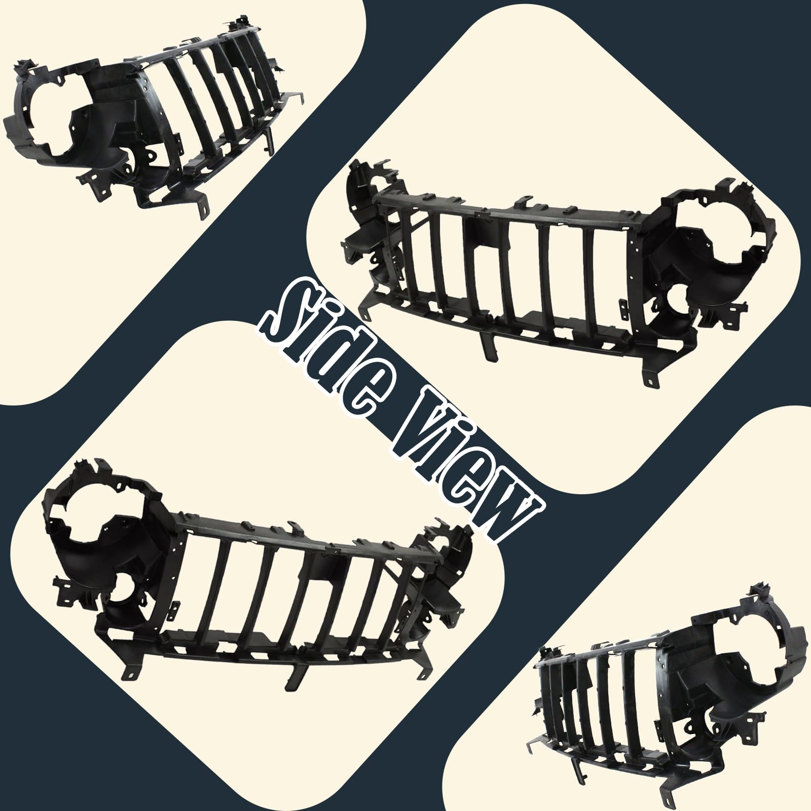 Jeep Liberty 2005-2007 Grille Support Bracket & Reinforcement - CH1223101 55156755AF Replacement | Durable Auto Part for Off-Road & Daily Driving