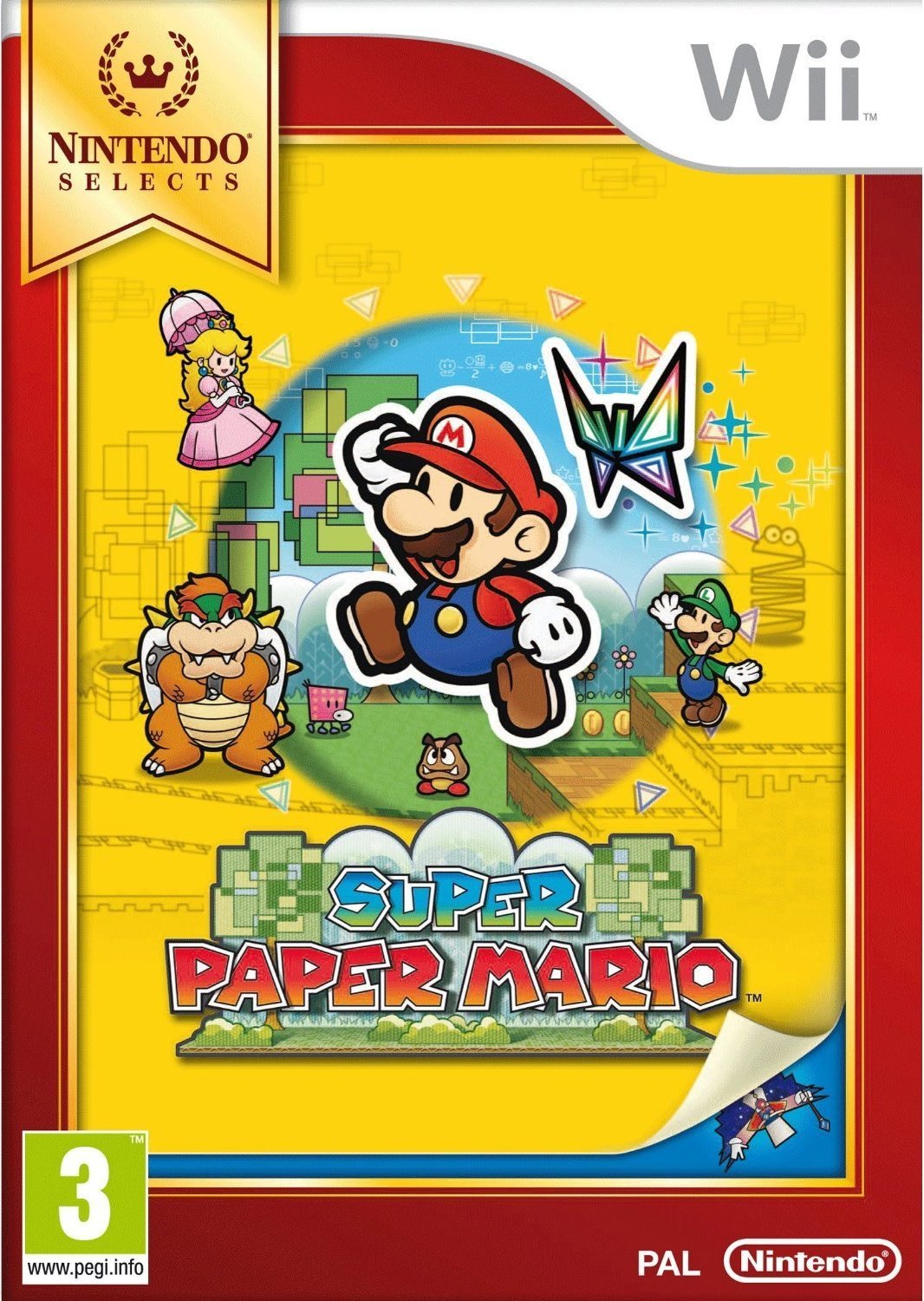 Super Paper Mario for Nintendo Wii - Fun Adventure Game for Kids & Adults | Perfect for Family Game Nights & Party Entertainment