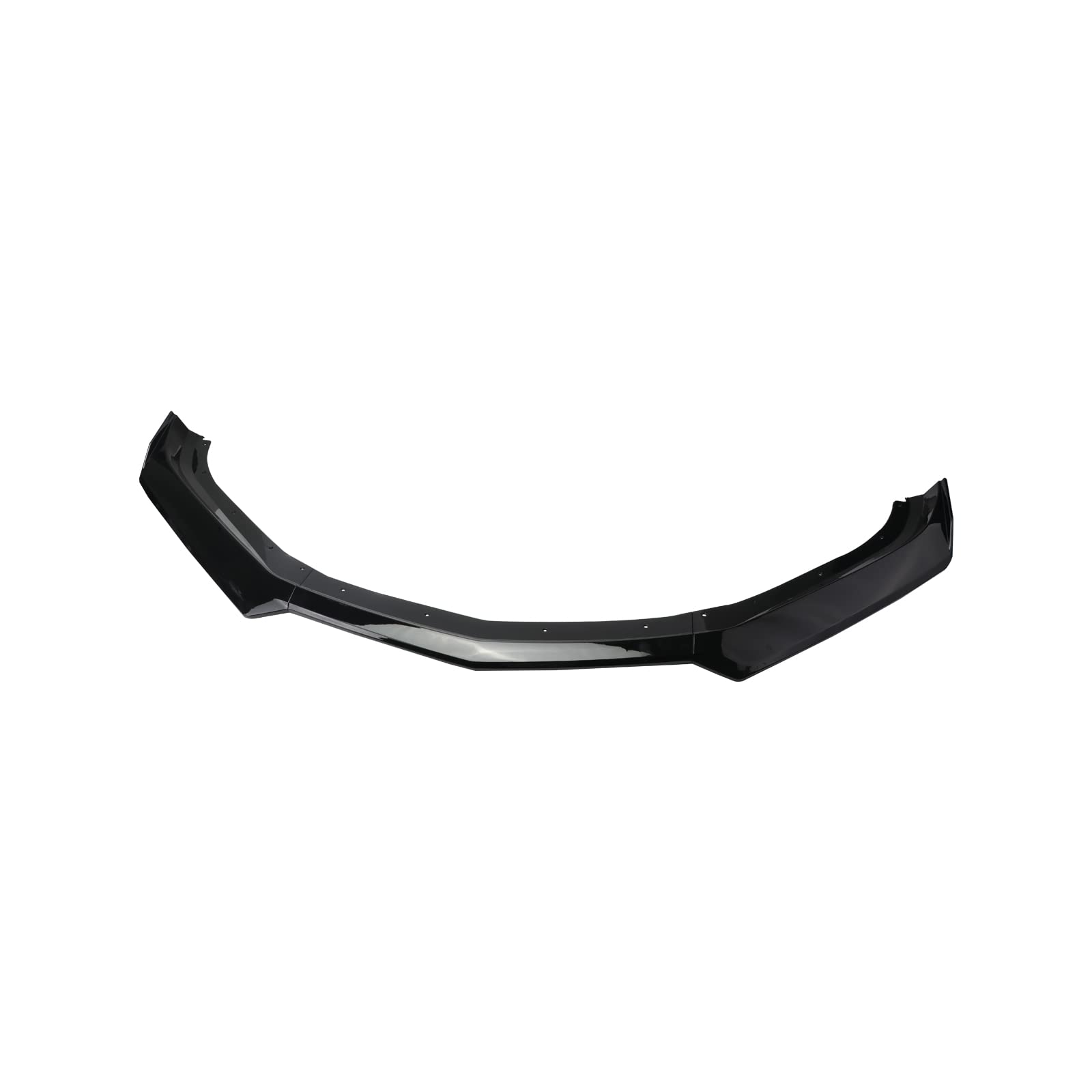 Glossy Black ABS Front Bumper Lip Splitter Spoiler for 2016-2022 Chevy Camaro SS, 2019-2022 LS LT RS - Enhances Aerodynamics & Style for Street Racing & Car Shows