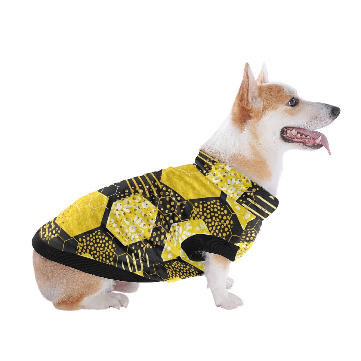 Bee Modern Winter Dog Coat - Windproof Pet Jacket for Small & Large Dogs | Warm Outdoor Apparel for Cold Weather Walks