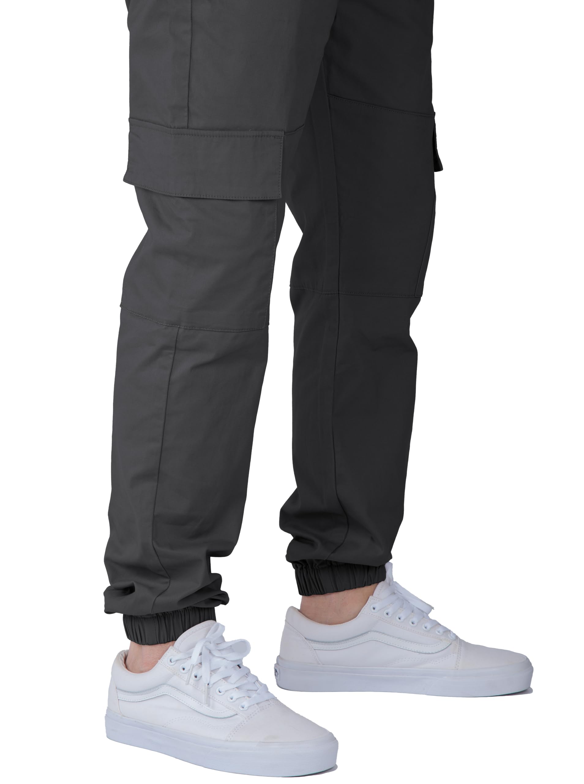 ITALYMORN Men's Slim Fit Cargo Jogger Pants with Deep Pockets - Comfortable Casual Workout & Hiking Pants for Everyday Wear | Gym, Travel & Outdoor Activities