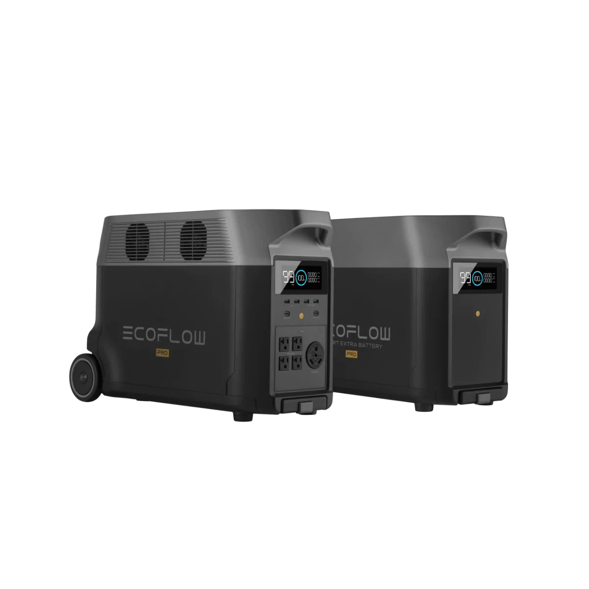EcoFlow DELTA Pro Portable Power Station with Smart Extra Battery - Solar Generator for Home Backup, Camping & Outdoor Adventures