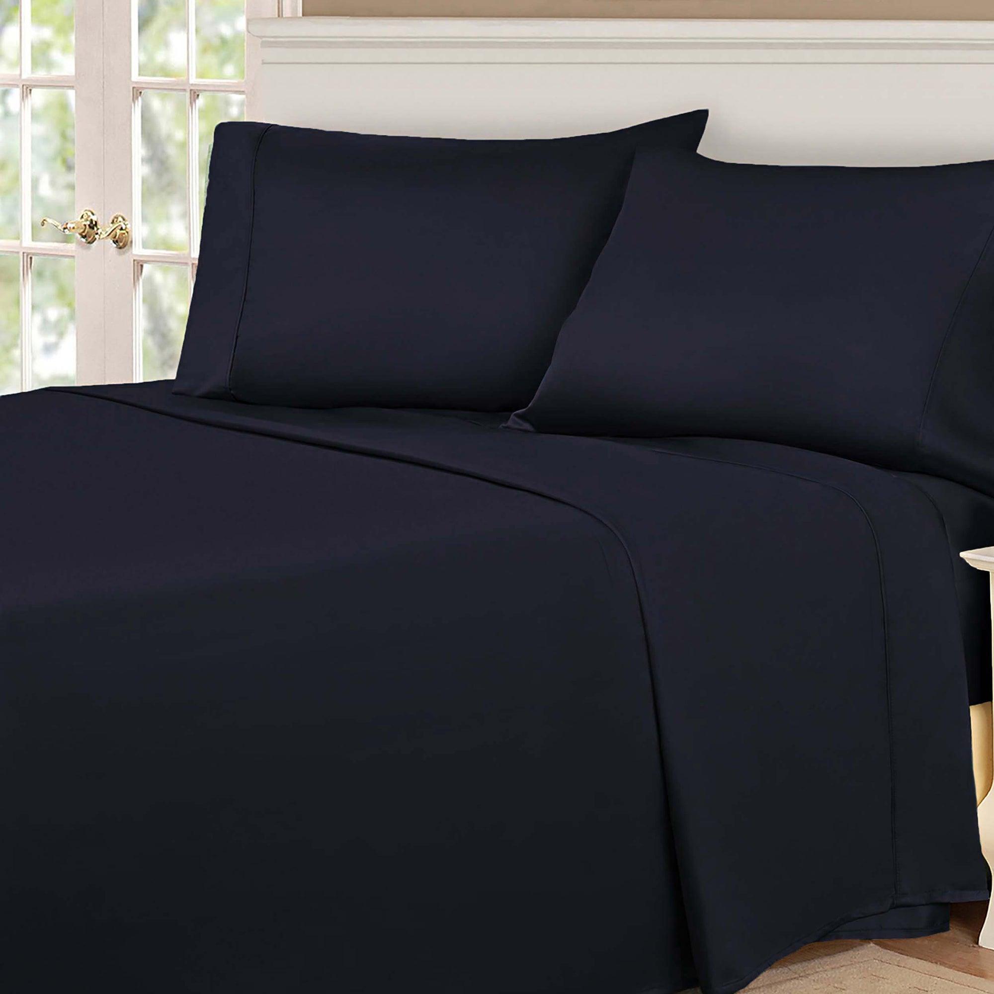 Premium 100% Egyptian Cotton 530 Thread Count Bed Sheet Set - Queen Size, 4-Piece, Breathable & Soft for Ultimate Comfort - Perfect for Luxury Hotels, Master Bedrooms & Gift Giving