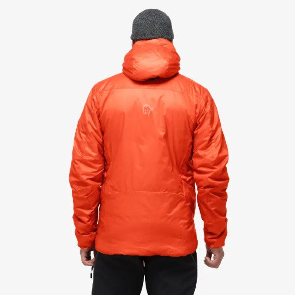 Norrona Trollveggen Primaloft 100 Zip Hood Men's - Lightweight Insulated Jacket for Hiking, Skiing & Outdoor Adventures