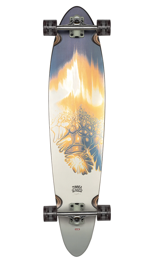 Globe Pinner Classic Gold Vein 40 Inch Longboard Skateboard - Perfect for Cruising, Commuting & Downhill Riding