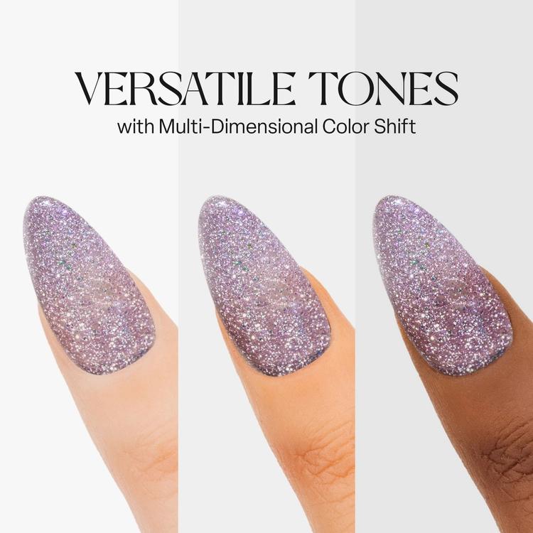 Apres Flash Glitter Gel FG06 - Karma Is A... - Long-Lasting Nail Polish for Gel Manicures - Perfect for Parties, Weddings & Special Occasions