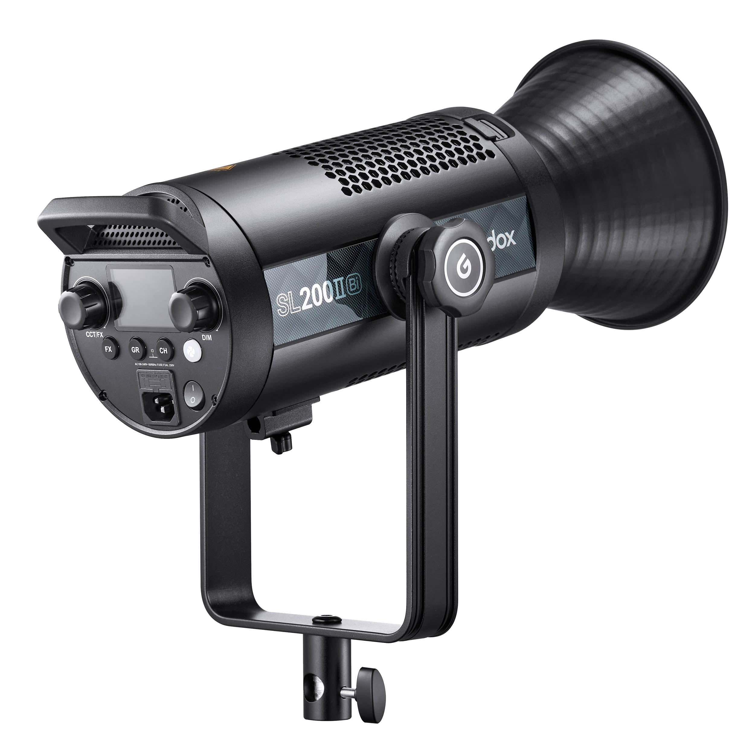 SL200IIBi 200Ws Professional Studio Strobe Lighting Kit with S120T Softbox & Fresnel Lens - Perfect for Portrait, Fashion, and Product Photography
