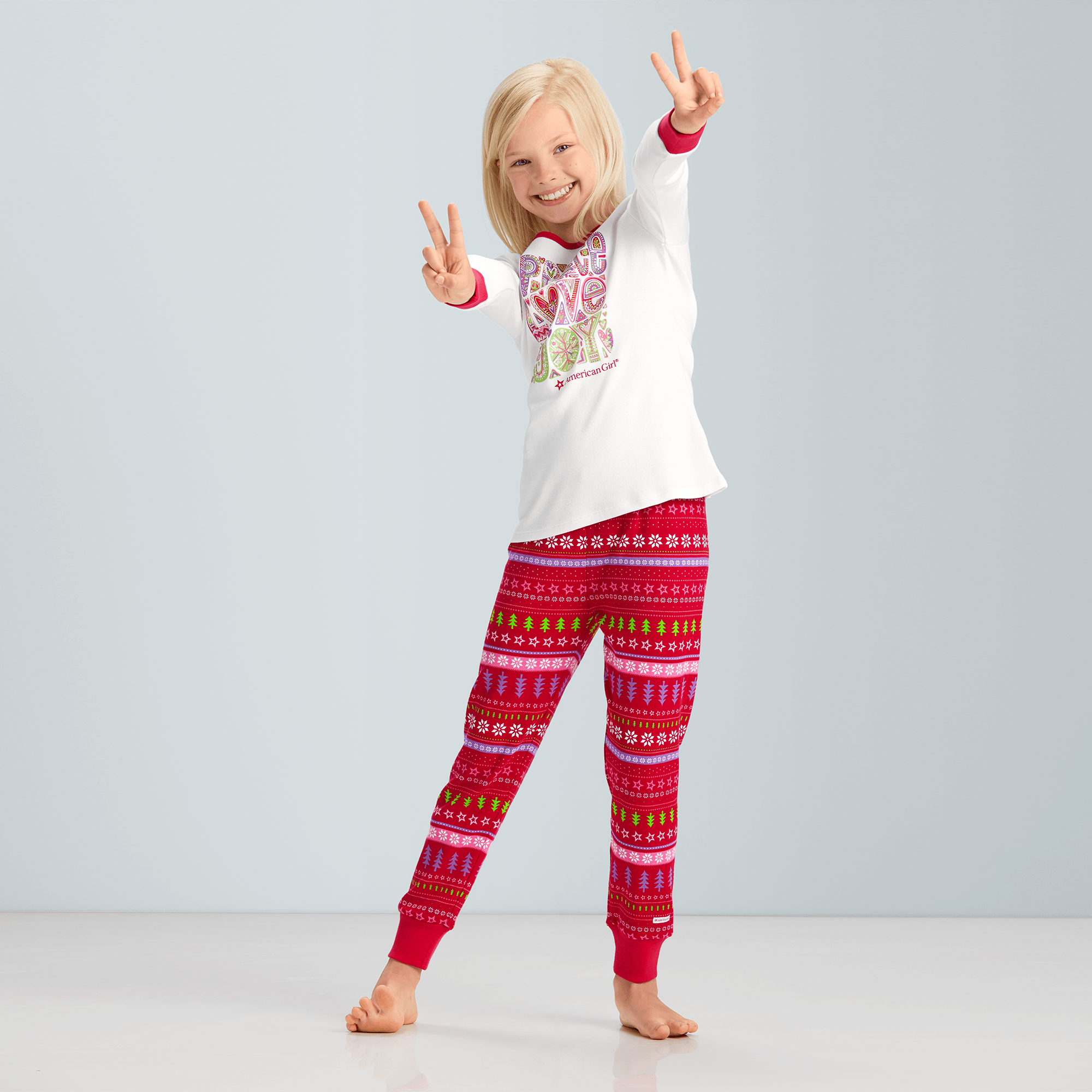 Girls' Holiday Cheer Pajama Pants - Cozy Christmas Sleepwear for Kids & Teens - Perfect for Family Gatherings & Winter Nights