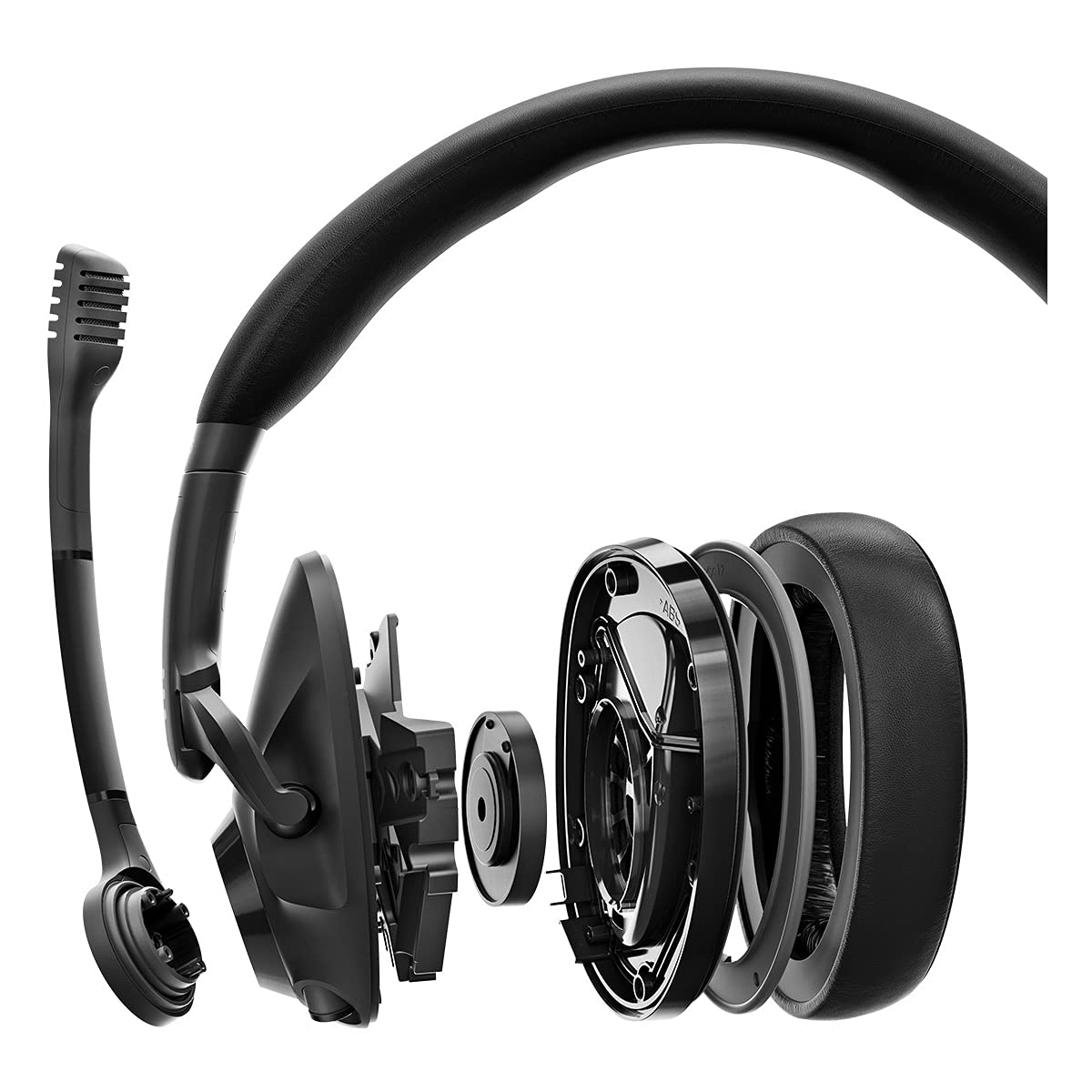 EPOS H3 Closed-Back Gaming Headset with Noise-Cancelling Mic - Wired Over-Ear Headphones for PC, Mac, PS4, PS5, Xbox & Switch | Comfortable for Long Gaming Sessions & Online Meetings (Renewed, Onyx Black)