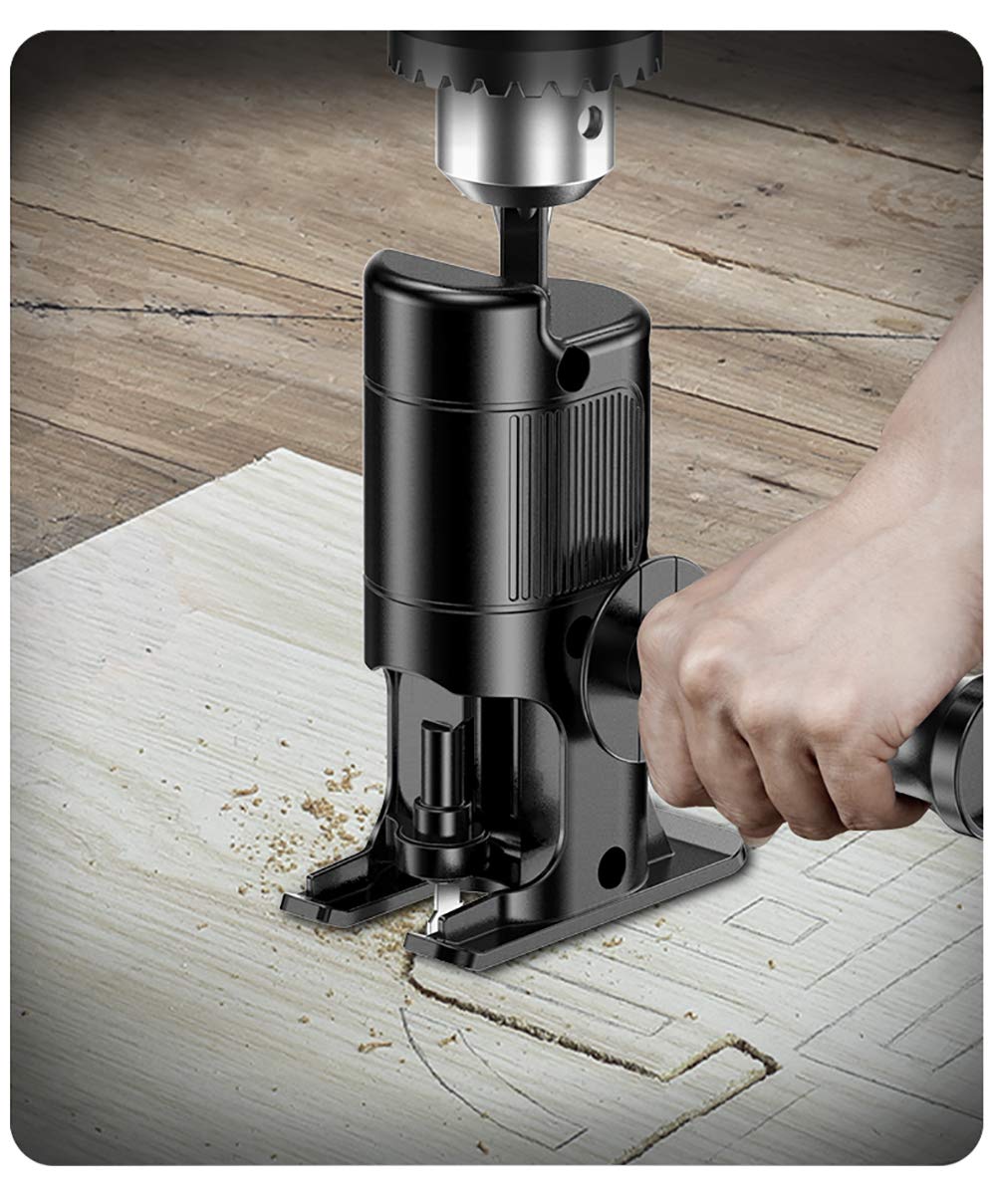 Electric Drill to Reciprocating Saw Converter - DIY Multifunctional Power Tool Adapter for Woodworking, Metal Cutting & Home Improvement Projects | Perfect for Crafting, Renovation & Household Repairs