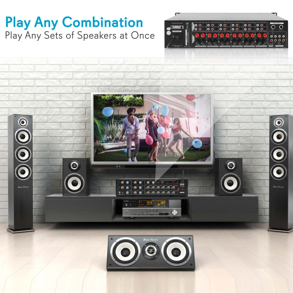 12 Channel Professional Audio Karaoke Mixer Amplifier with Bluetooth - Perfect for Home Parties, Live Performances & Studio Recording