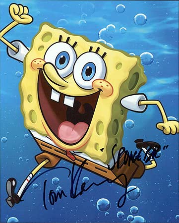 Authentic SpongeBob SquarePants 8x10 Signed Photo - In-Person Autograph Collectible for Fans, Home Decor & Gift Idea