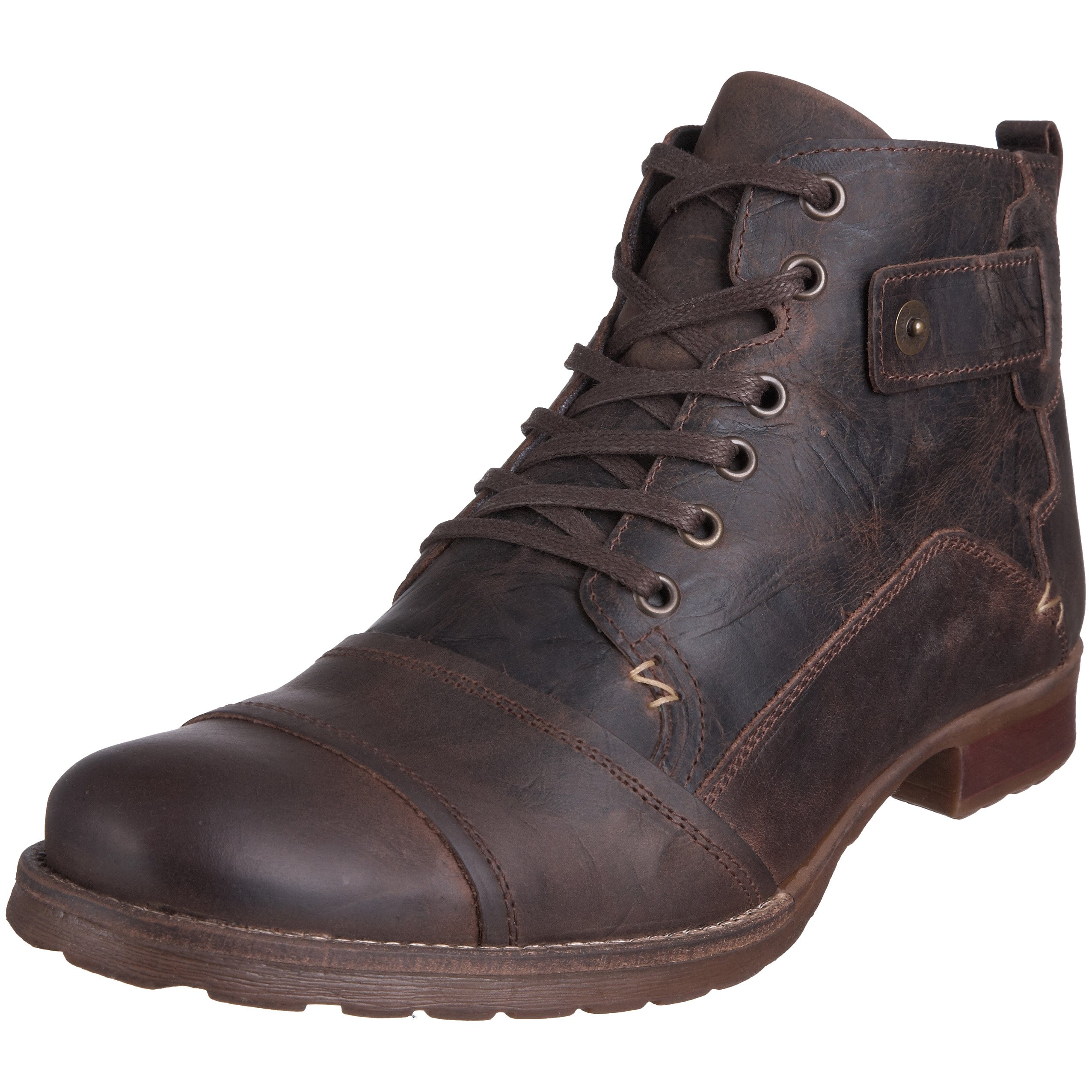 Dune Men's SIMON Heavy Duty Leather Ankle Boots - Rugged Work Boots for Construction, Hiking & Outdoor Activities - Waterproof & Comfortable Safety Shoes