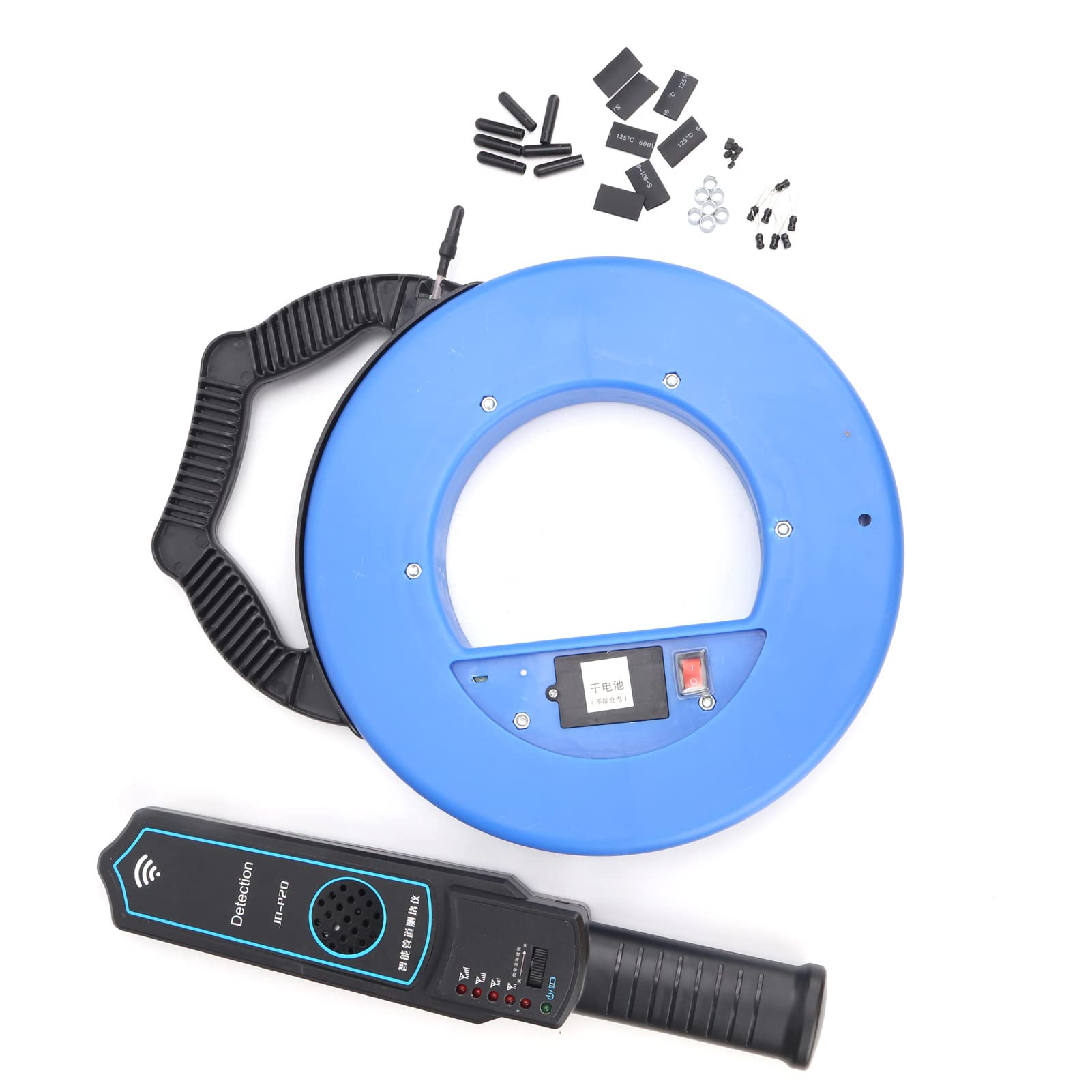Portable Pipe Blockage Detector - 40m Metal & PVC Water Pipe Clog Tester Tool | Home Plumbing, Drain Cleaning & Maintenance Solution