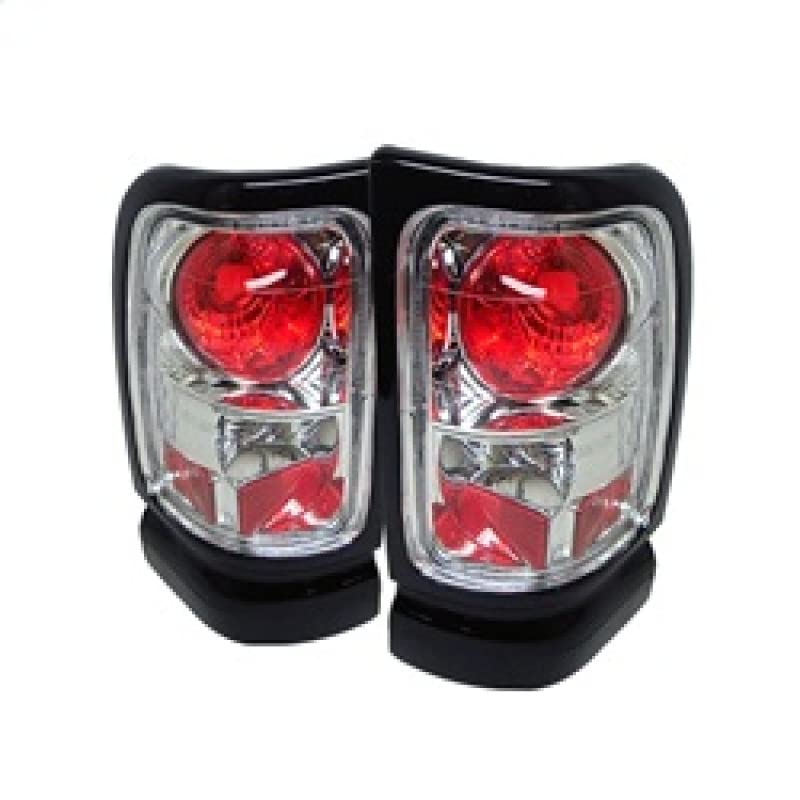 Spyder Auto 5002679 Euro Style LED Tail Lights - Chrome/Clear Lens - Compatible with BMW 3 Series E46 - Enhances Rear Visibility & Style for Night Driving