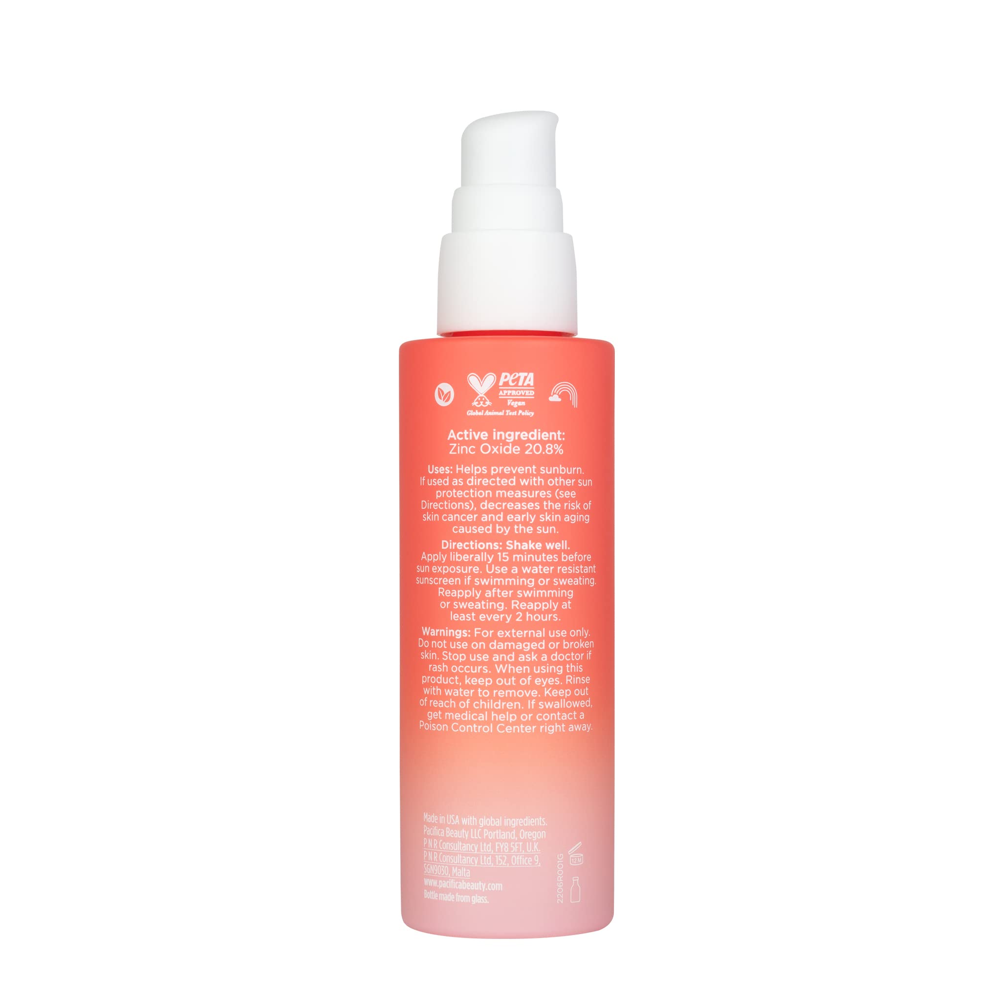 Pacifica Beauty Glow Baby Super Lit SPF 30 Tinted Moisturizer - Broad Spectrum Mineral Sunscreen with Zinc Oxide for UVA/UVB Protection - Vegan Face Lotion for Daily Skincare - 1.7 fl oz (1 Count) | Perfect for Beach Days, Outdoor Activities & Everyday Sun Protection