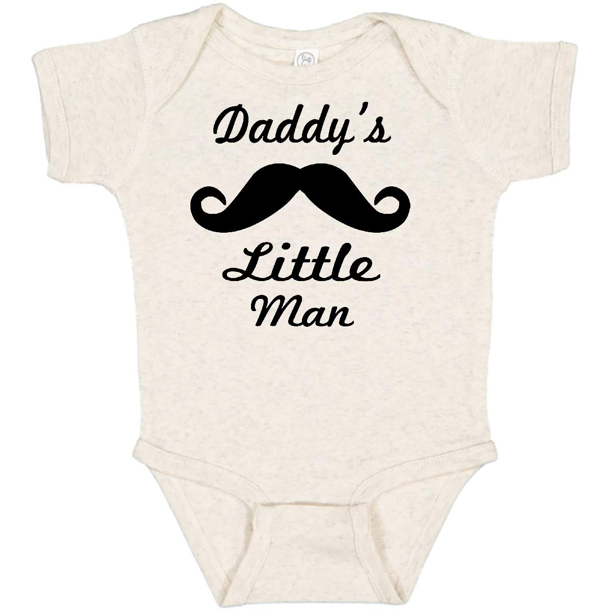 Inktastic Daddy's Little Man Baby Bodysuit - Cute Infant Onesie for Newborn Boys | Perfect for Family Photos, First Birthdays & Father-Son Bonding Moments