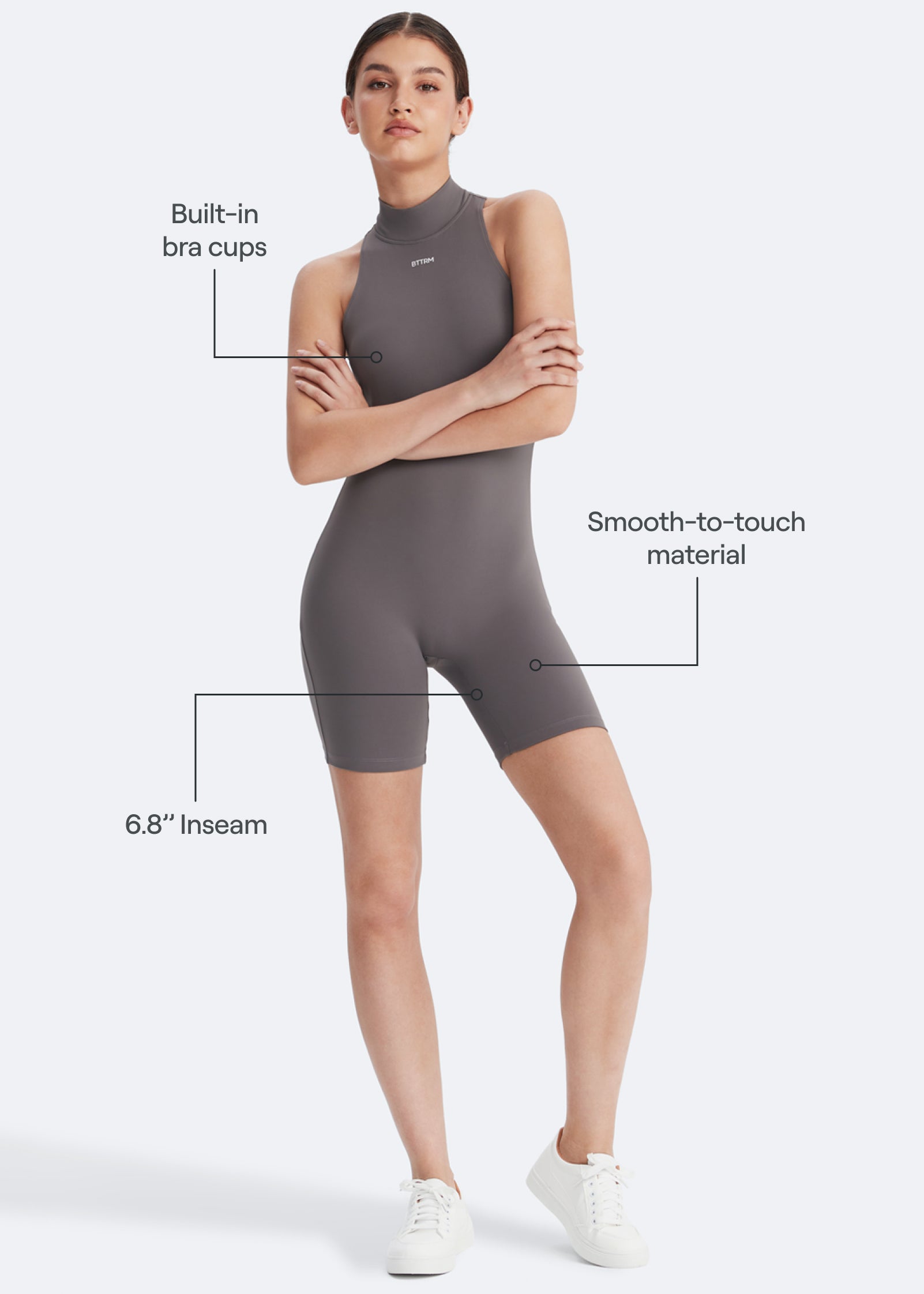 Women's Sleeveless High Neck Bodysuit - Stretchy Seamless Tank Top for Yoga, Workout & Layering | Plus Size Options Available