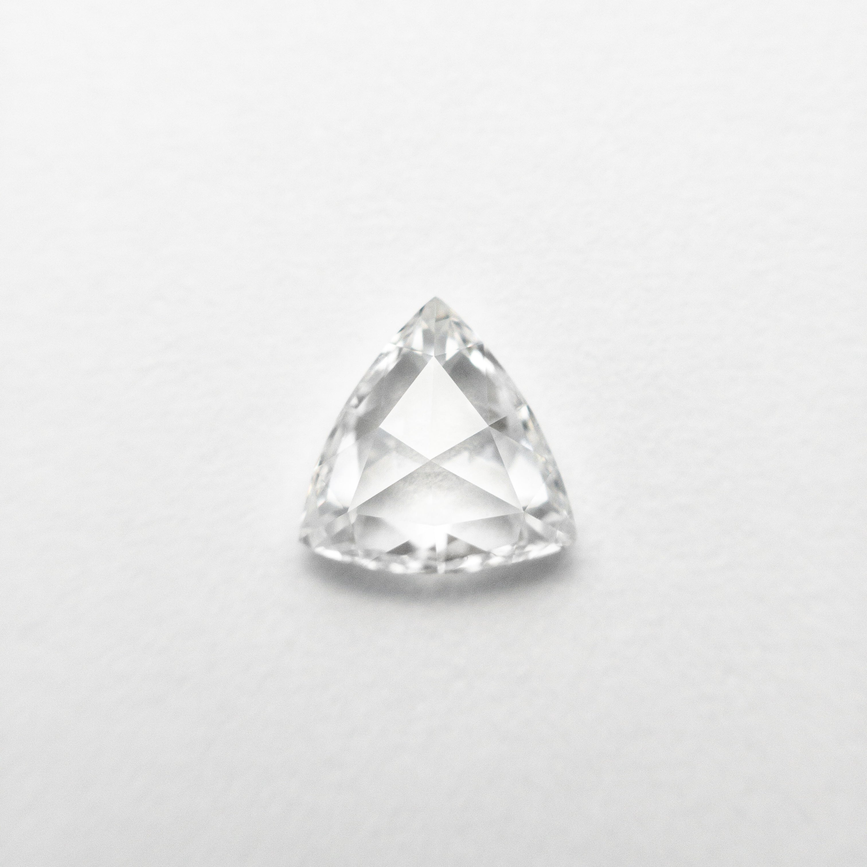 0.70ct VS1 F Color Trillion Rose Cut Loose Diamond - 6.24x6.24x2.49mm for Engagement Rings & Fine Jewelry Making