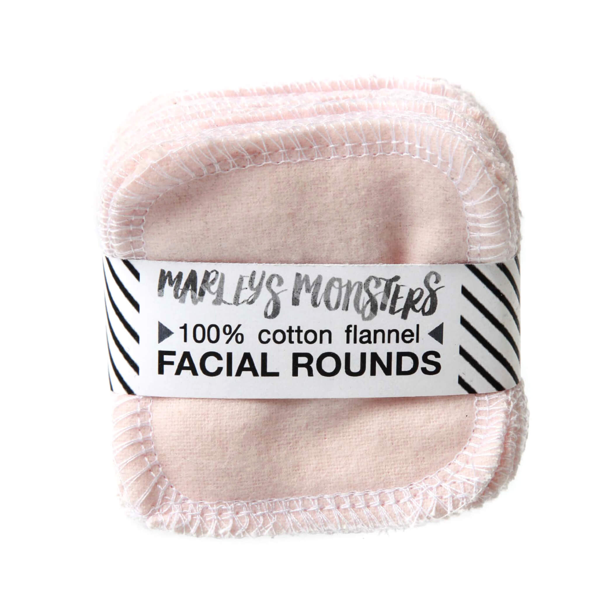 Organic Cotton Facial Rounds - Reusable & Eco-Friendly Makeup Remover Pads for Gentle Cleansing & Skincare | Perfect for Daily Makeup Removal, Toner Application & Travel Essentials
