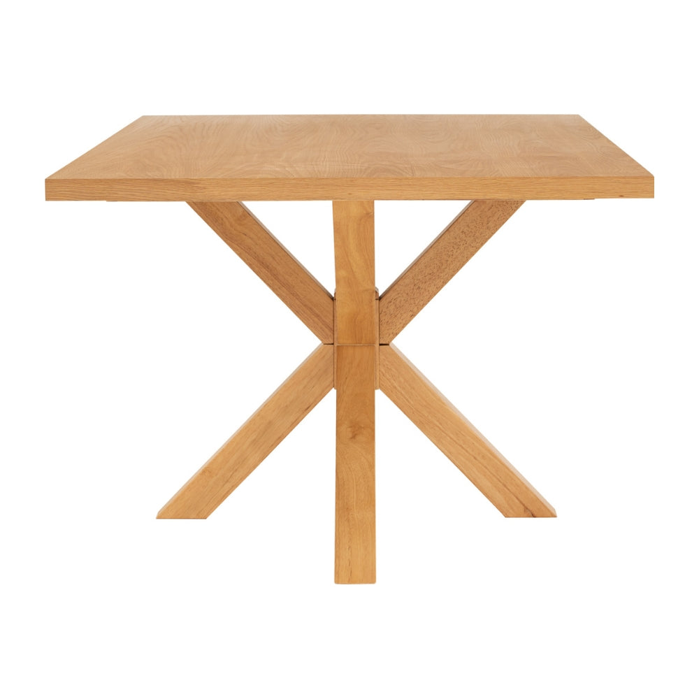 180cm Kare Solid Wood Dining Table - Natural Finish for Modern Dining Room & Kitchen Decor