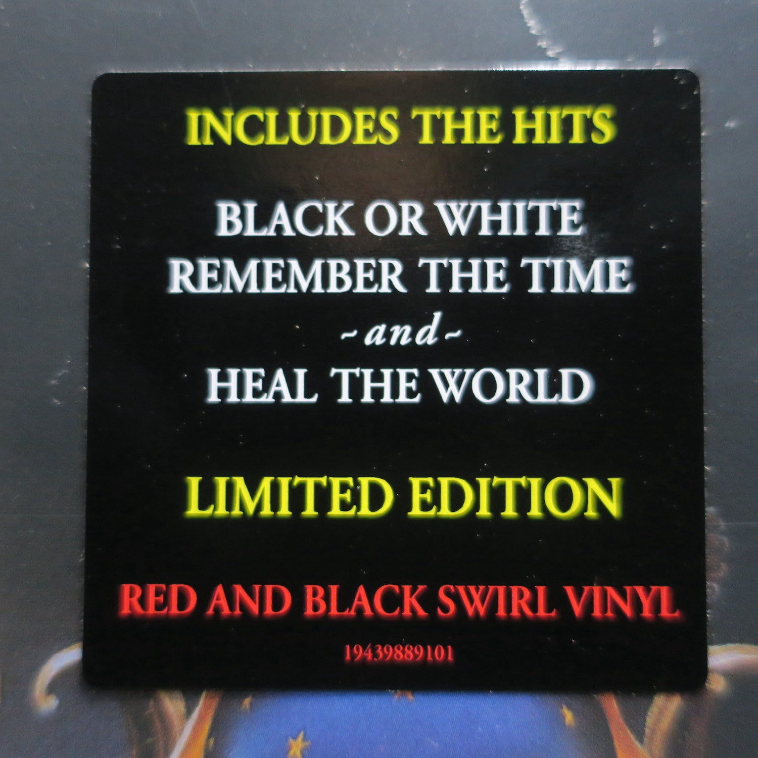 Michael Jackson 'Dangerous' Limited Edition Red & Black Swirl Vinyl 2LP Record - Perfect for Collectors & Music Lovers (Home Decor, Gift Idea, Vinyl Enthusiasts)